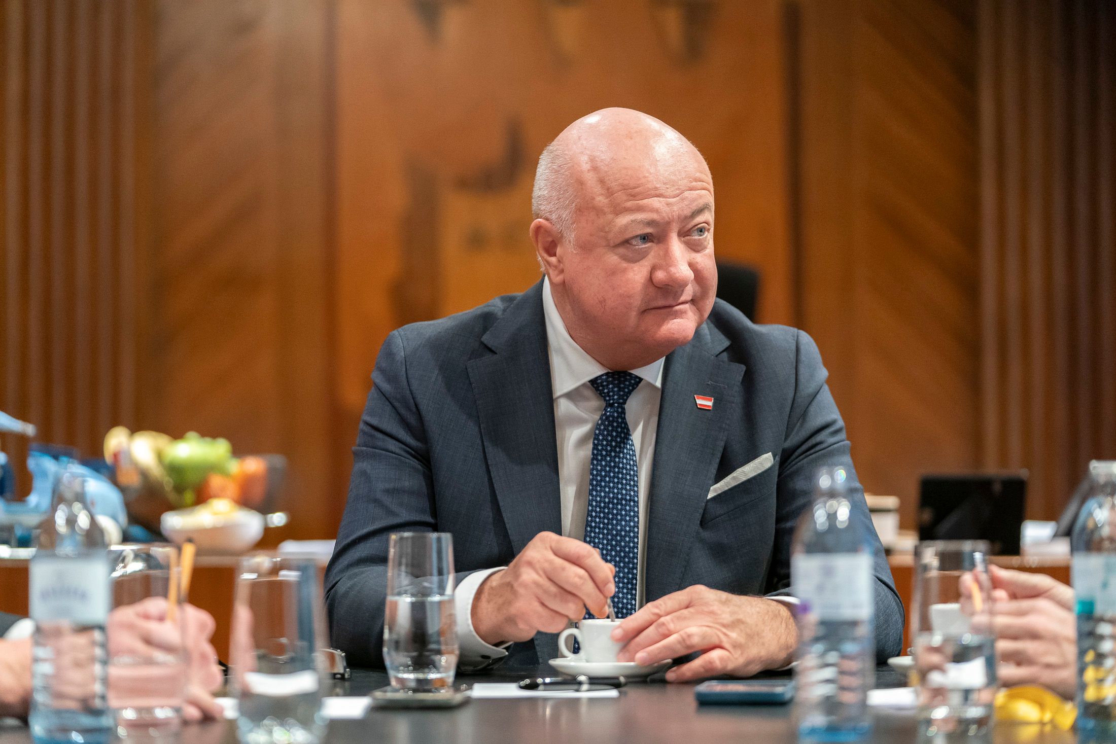 Christian Stocker im Interview (Archivbild).