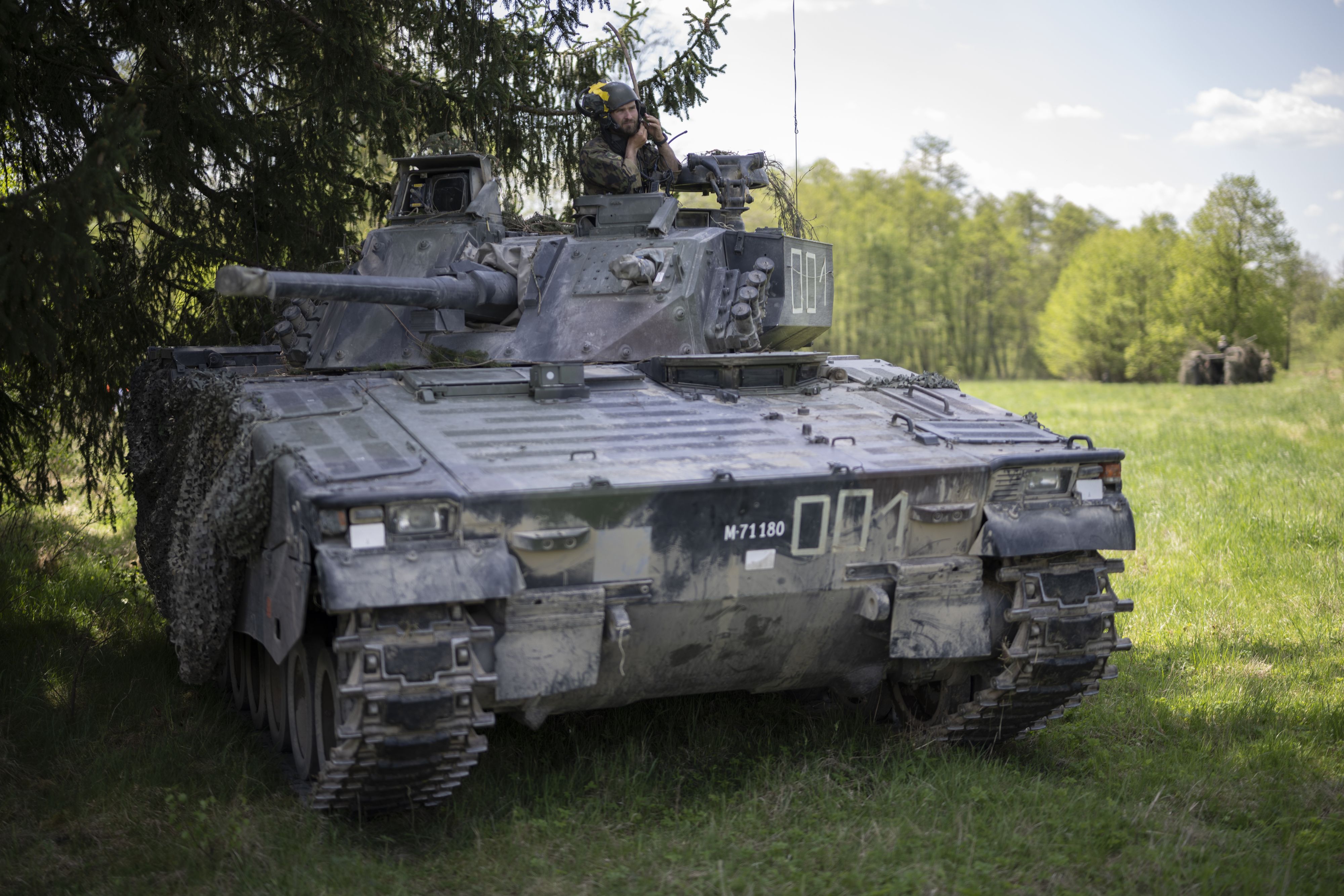 Die Schweizer Armee übt derzeit auch in Allentsteig. 