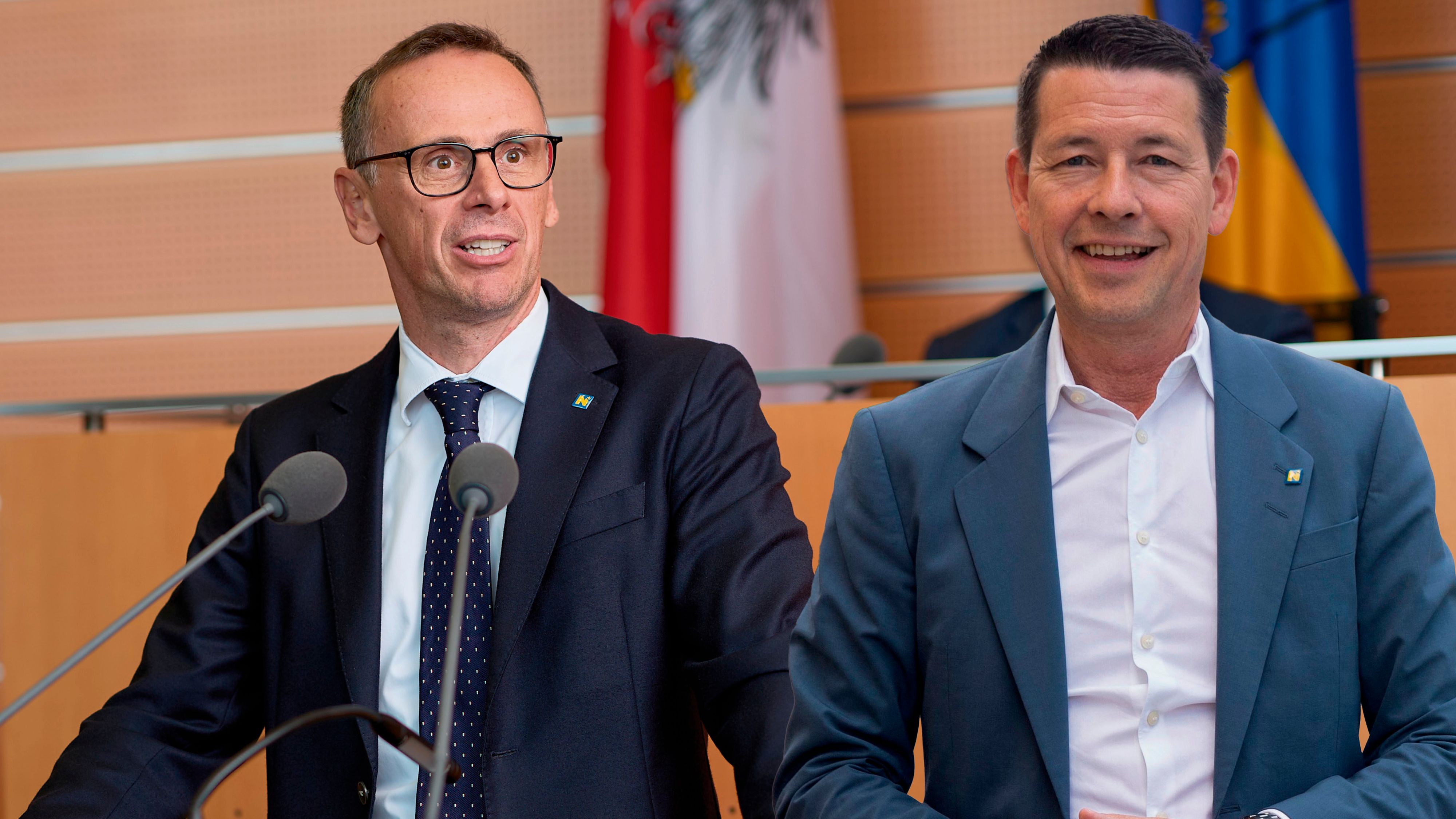 Jochen Danninger (l.); Kurt Hackl (r.) könnte ihm als VPNÖ-Klubobmann folgen