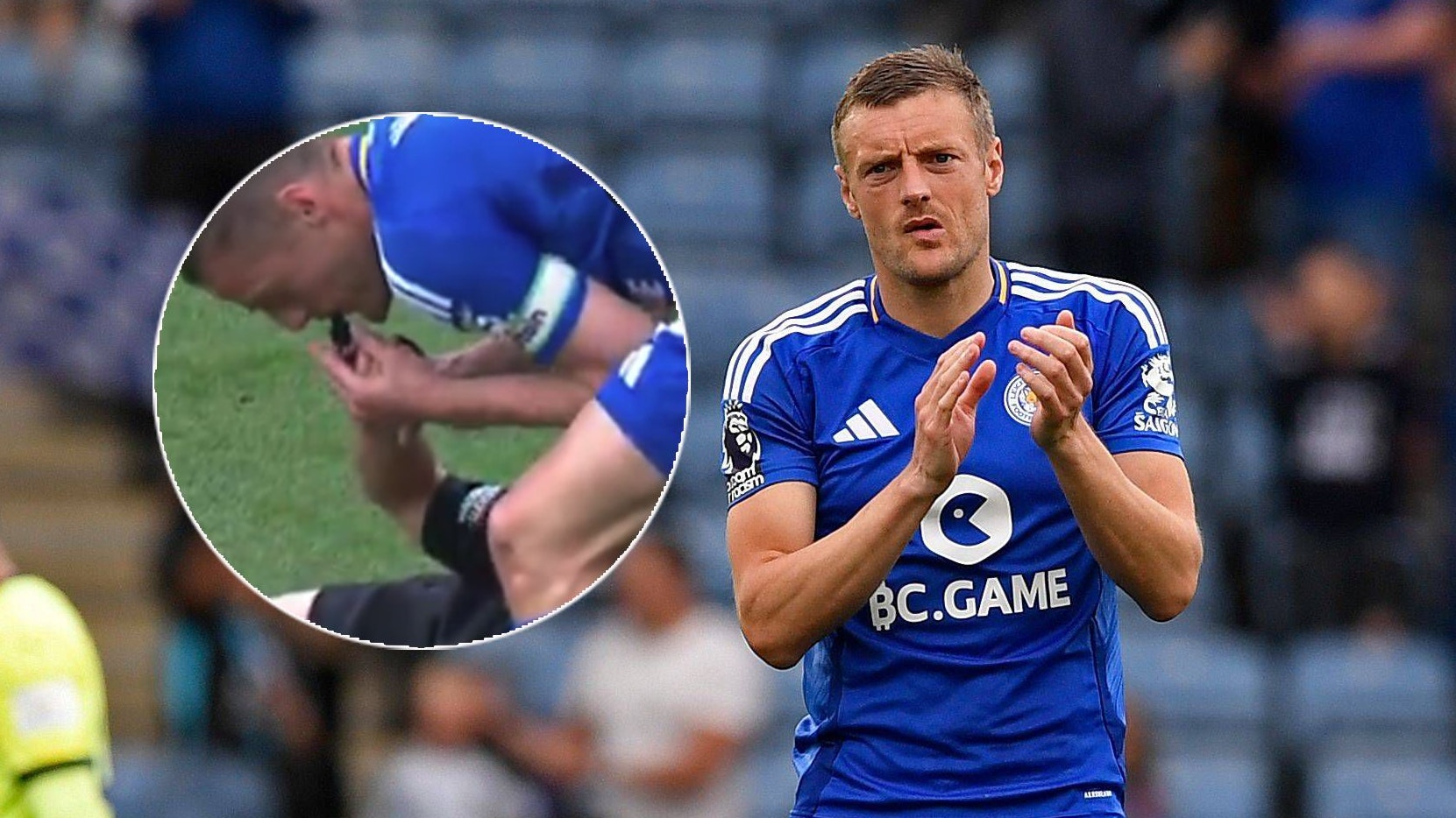 Heute.at - Stürmer Vardy schlüpfte in die Rolle des Referees