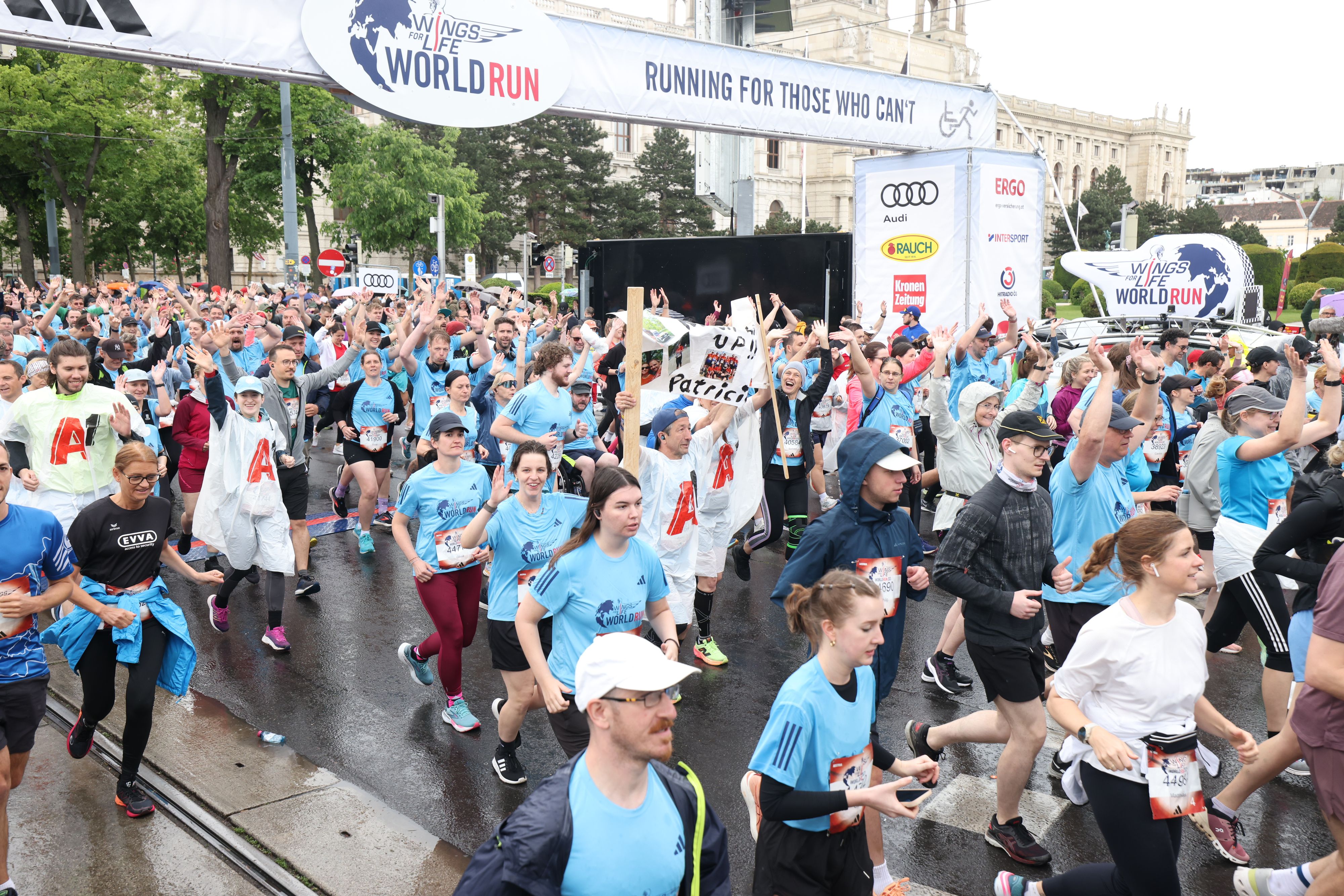 Auch in Wien liefen viele für die Rückenmarksforschung, und das sehr erfolgreich.