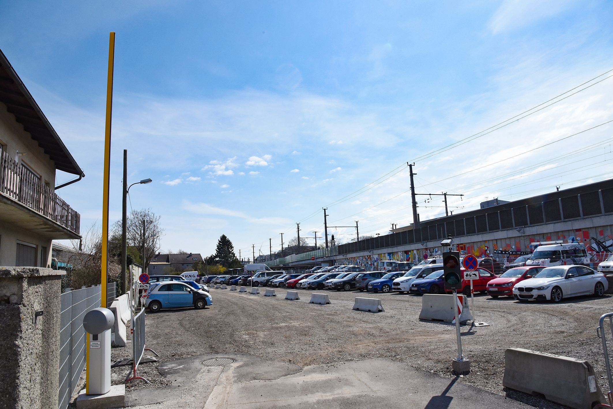 Ab 5. Mai wird der Parkplatz Bahnhof Nord mit einem Schrankensystem geregelt. 