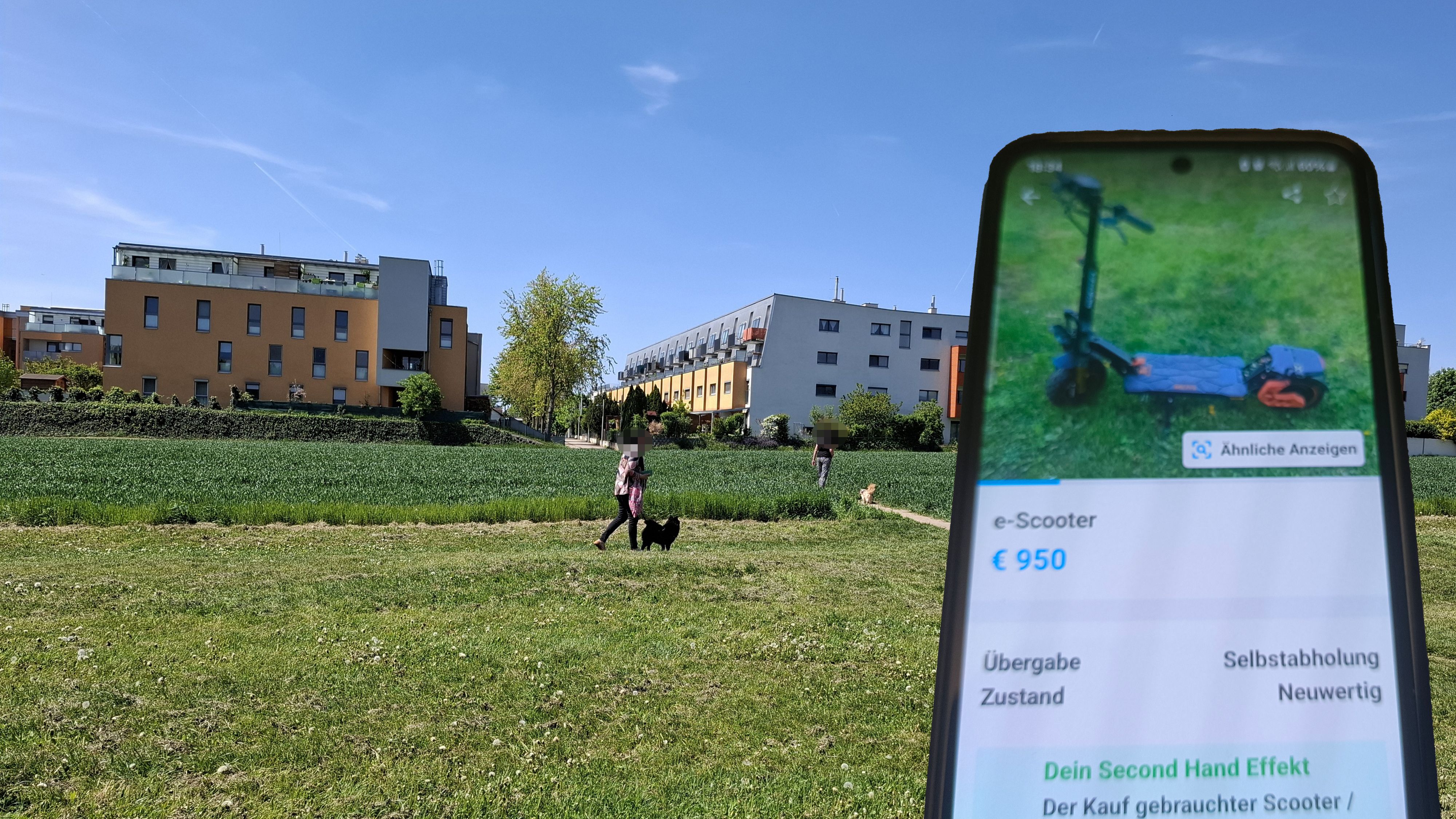 Hier sollen die Teenager mit dem gestohlenen Scooter gesehen worden sein.