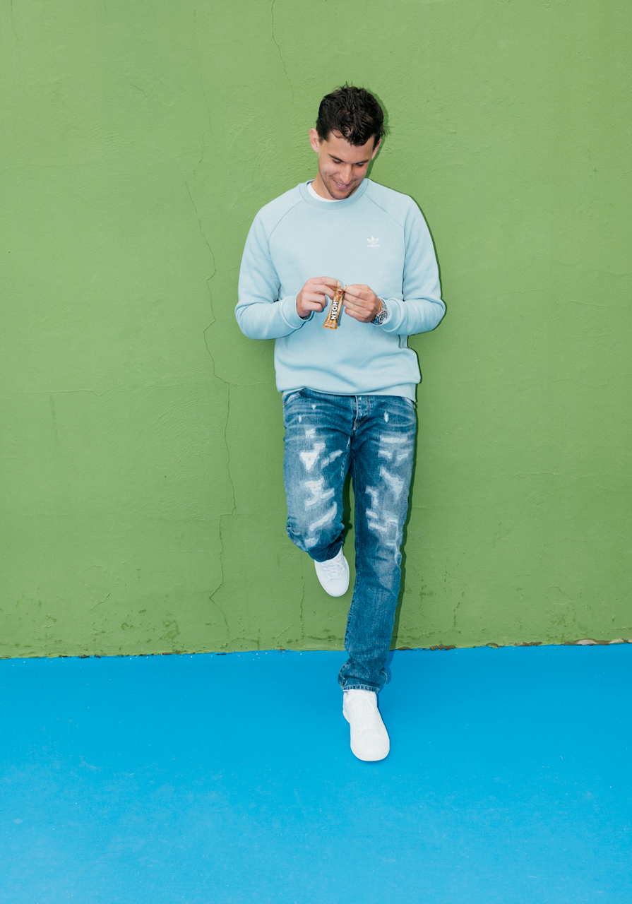 Dominic Thiem, NEOH Investor der ersten Stunde, ist begeistert vom neuesten NEOH Zuwachs CRISP N CREAM: 