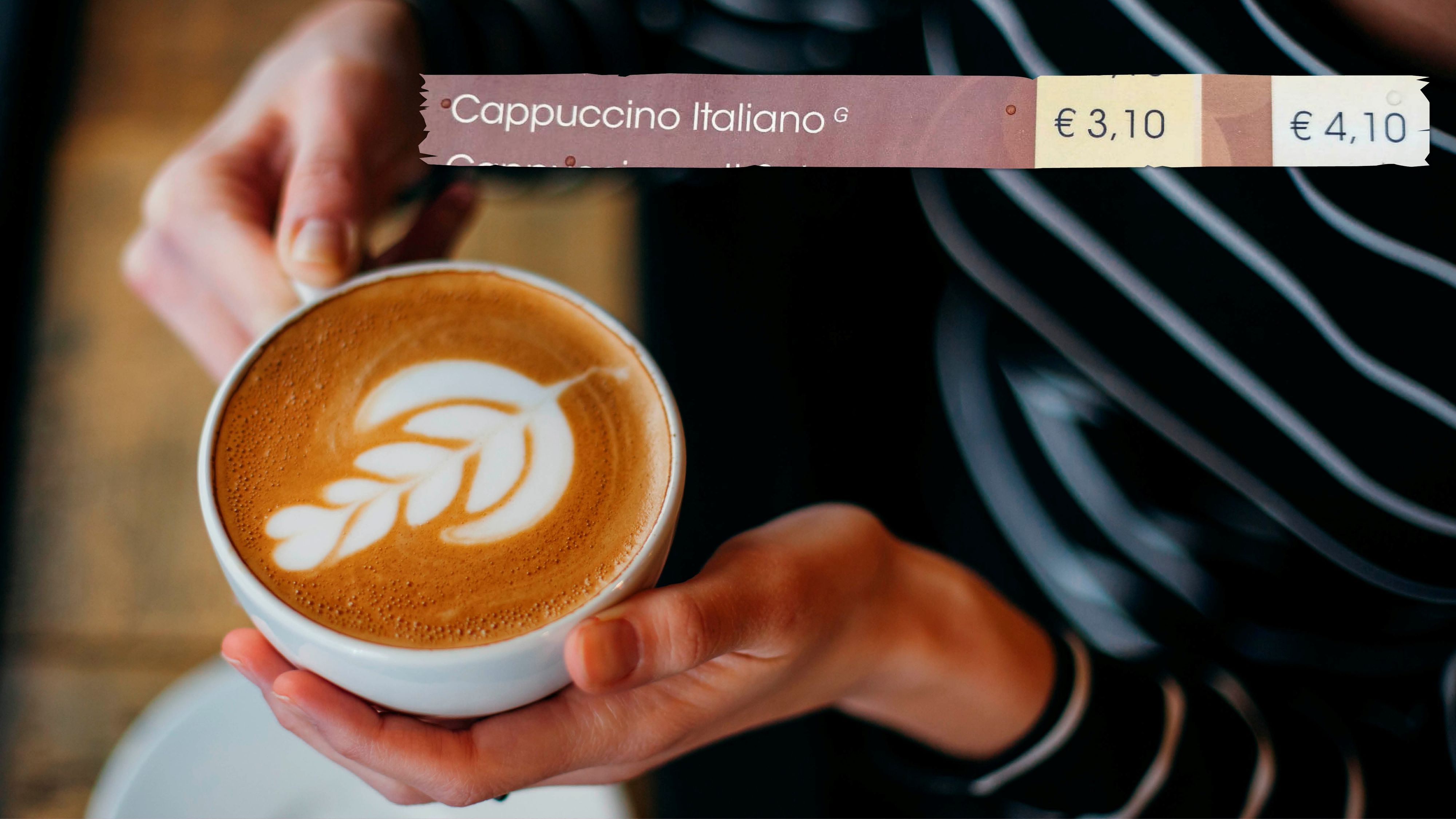 Ein bayerisches Kaffeehaus verlangt für einen großen Cappuccino nur 4,10 Euro. (Symbolbild)