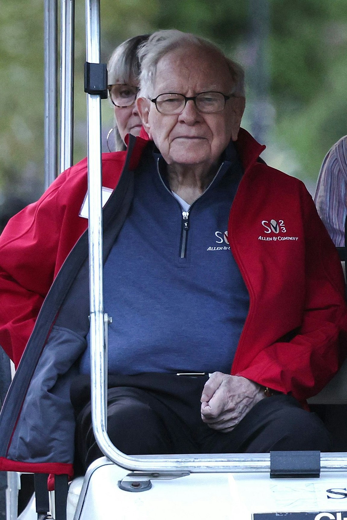 Warren Buffett, CEO von Berkshire Hathaway, bei einem Treffen der vermögendsten Menschen der Welt in Sun Valley, Idaho