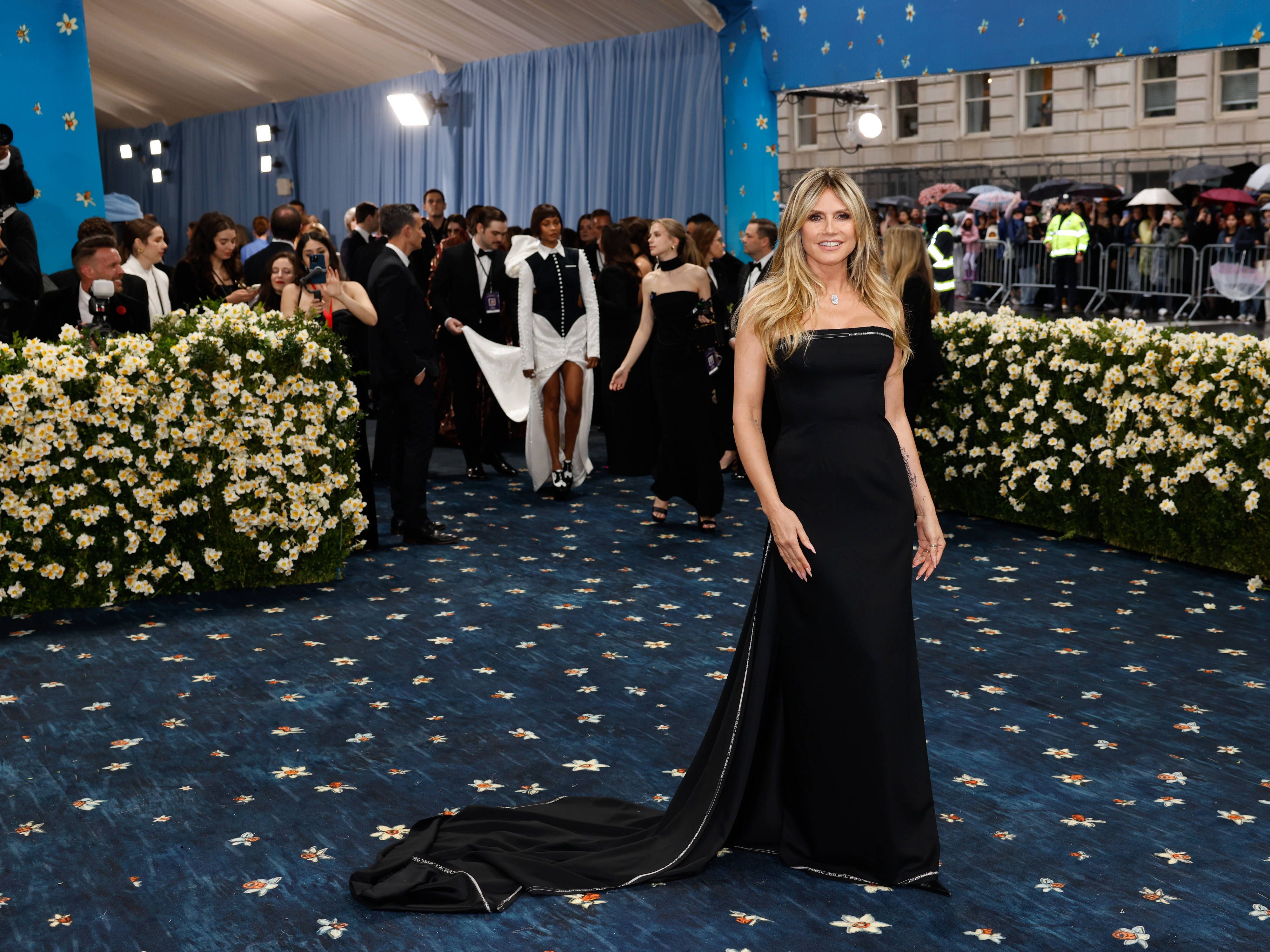 Heidi Klum überzeugte nicht mit ihrem Look. 