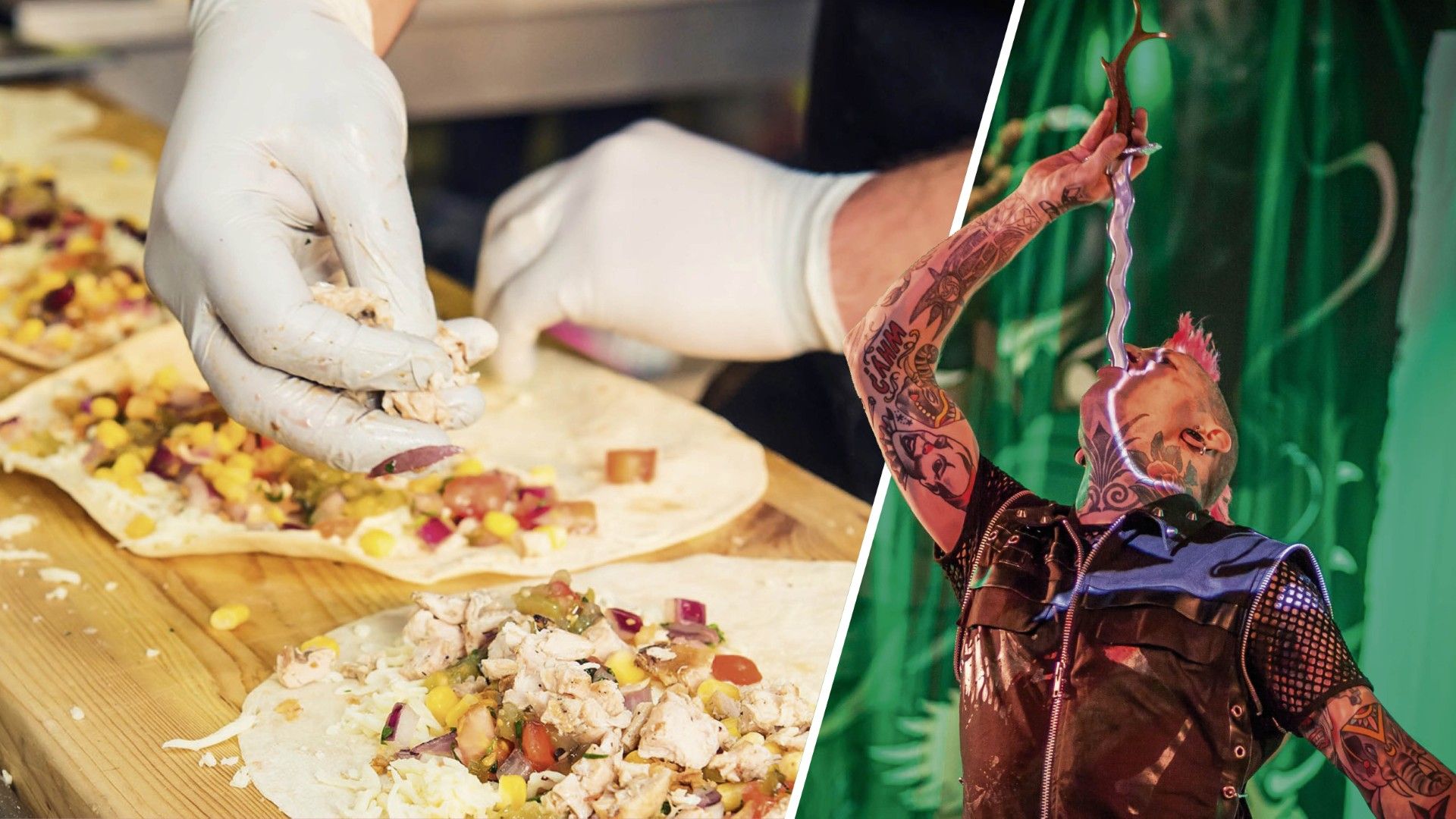 In der Wiener Stadthalle prallen Welten aufeinander.