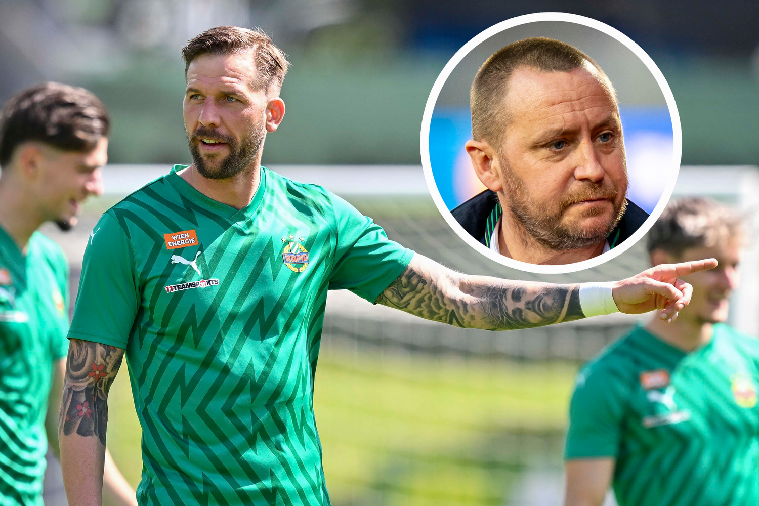 Bei Guido Burgstaller ging es laut Steffen Hofmann um Leben und Tod.