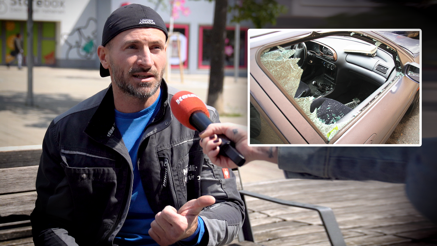 Robins Auto wurde von einem Jugendlichen demoliert, auch Bargeld wurde gestohlen