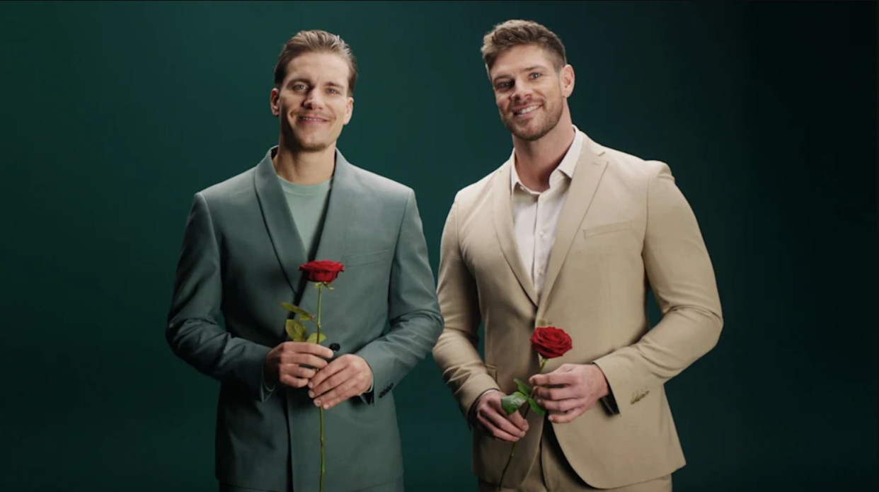 Felix Stein (l.) und Martin Braun sind die neuen Bachelors 2025.