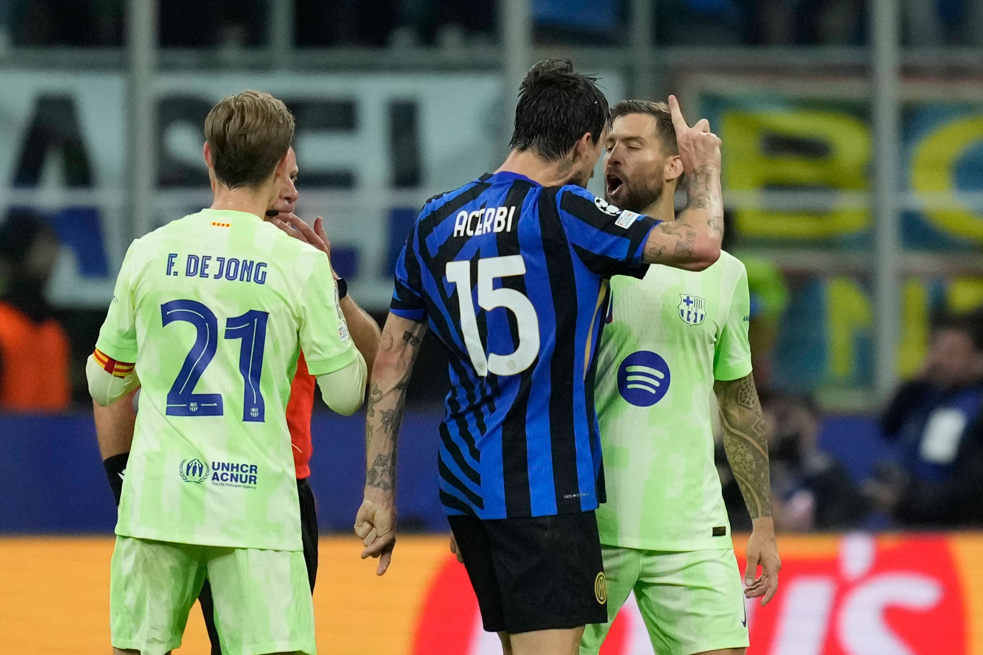 Francesco Acerbi von Inter Mailand verlor komplett die Fassung.