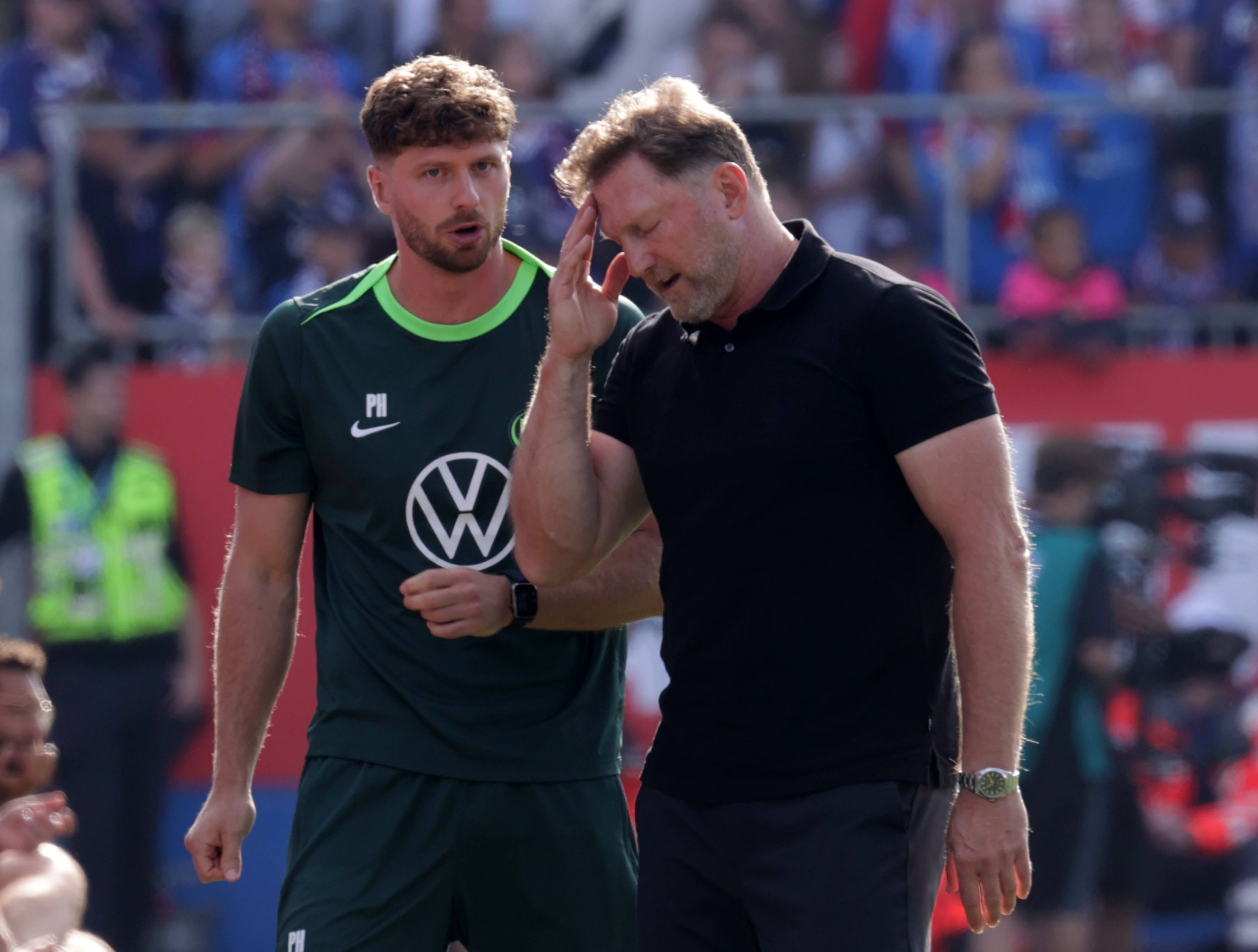 Ralph Hasenhüttl mit seinem Sohn Patrick