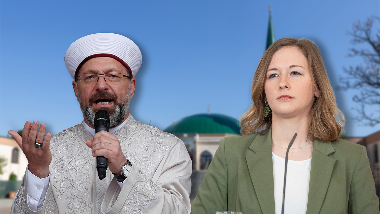 Integrationsministerin Claudia Plakolm (ÖVP) kritisiert den Besuch von Ali Erbaş, Chef-Imam von Recep Tayyip Erdogan und islamischer Hardliner, in Wien.