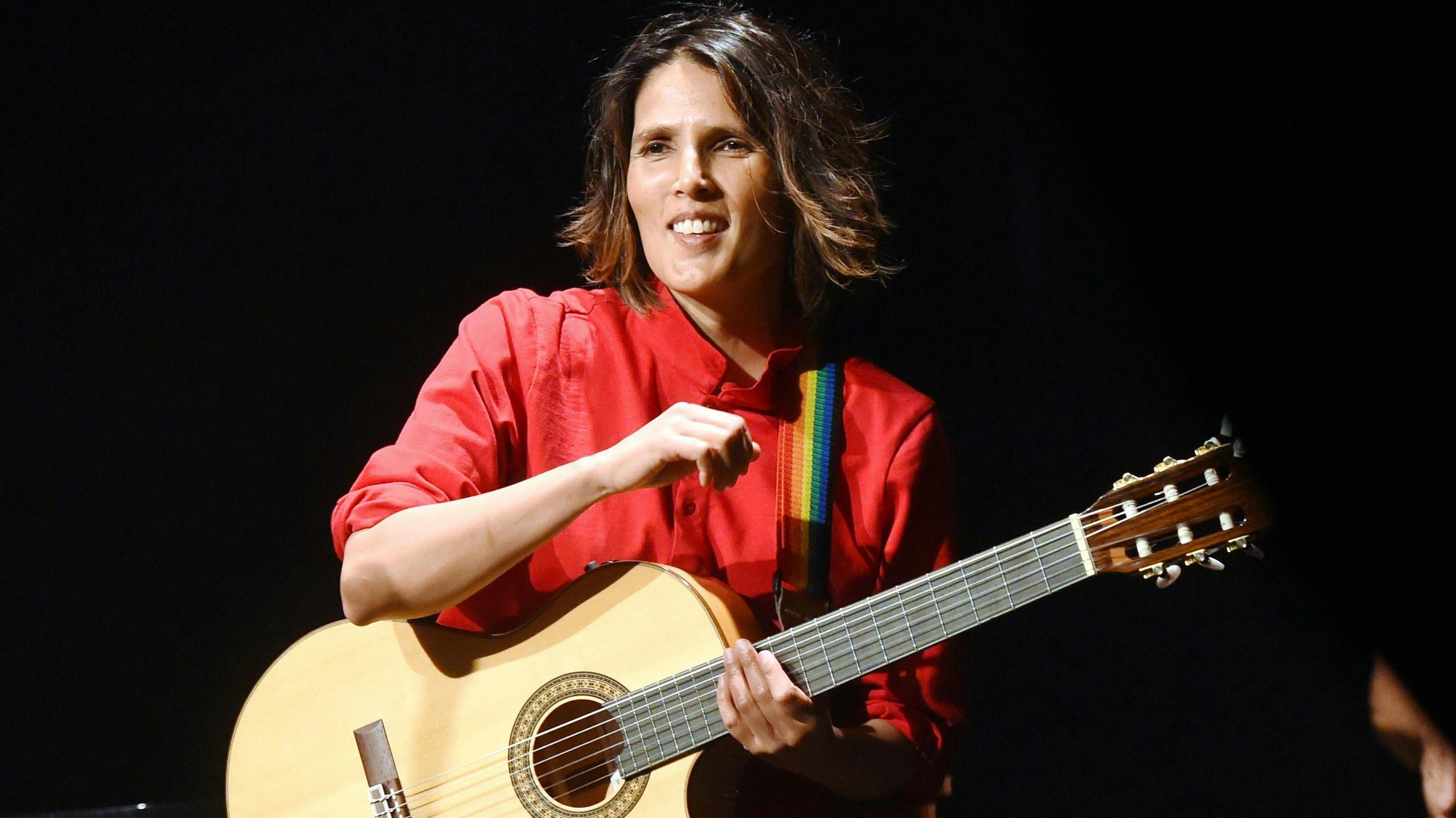 Tanita Tikaram, Saengerin, im Konzert live im Heimathafen Neukoelln, Berlin, Pop, Musik, Berlin Deutschland, Germany *** Tanita Tikaram, Saenger, at Concert Live at Home port Neukoelln, Berlin, Pop, Music, Berlin Germany, Germany