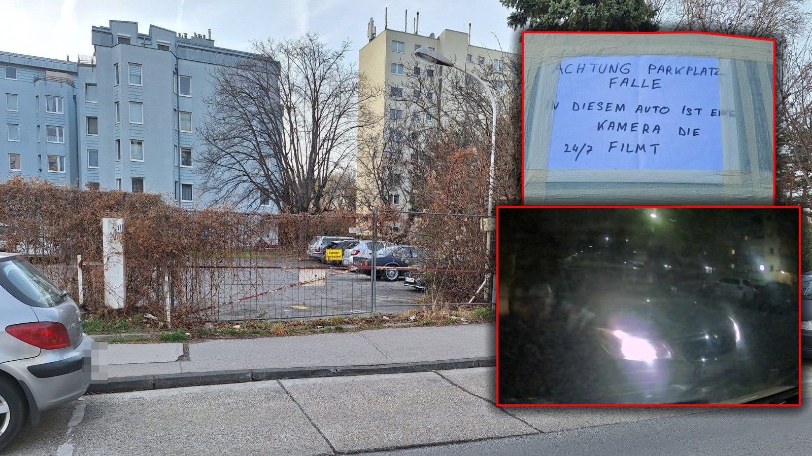 In der Wiener Donaustadt tappte ein Opfer in eine neue Parkplatz-Falle. Hunderte Euro soll der Wiener zahlen – sonst droht eine Besitzstörungsklage.