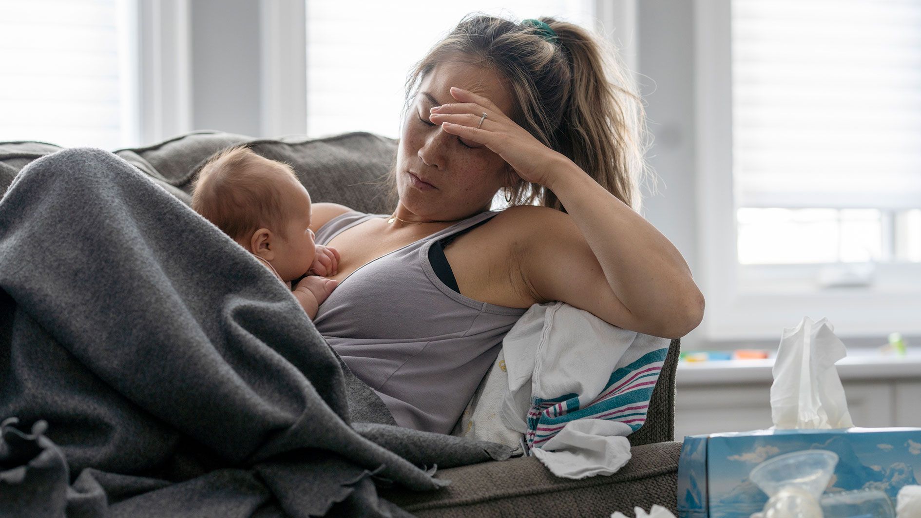 Postpartale Depressionen sind keine Seltenheit im Wochenbett.