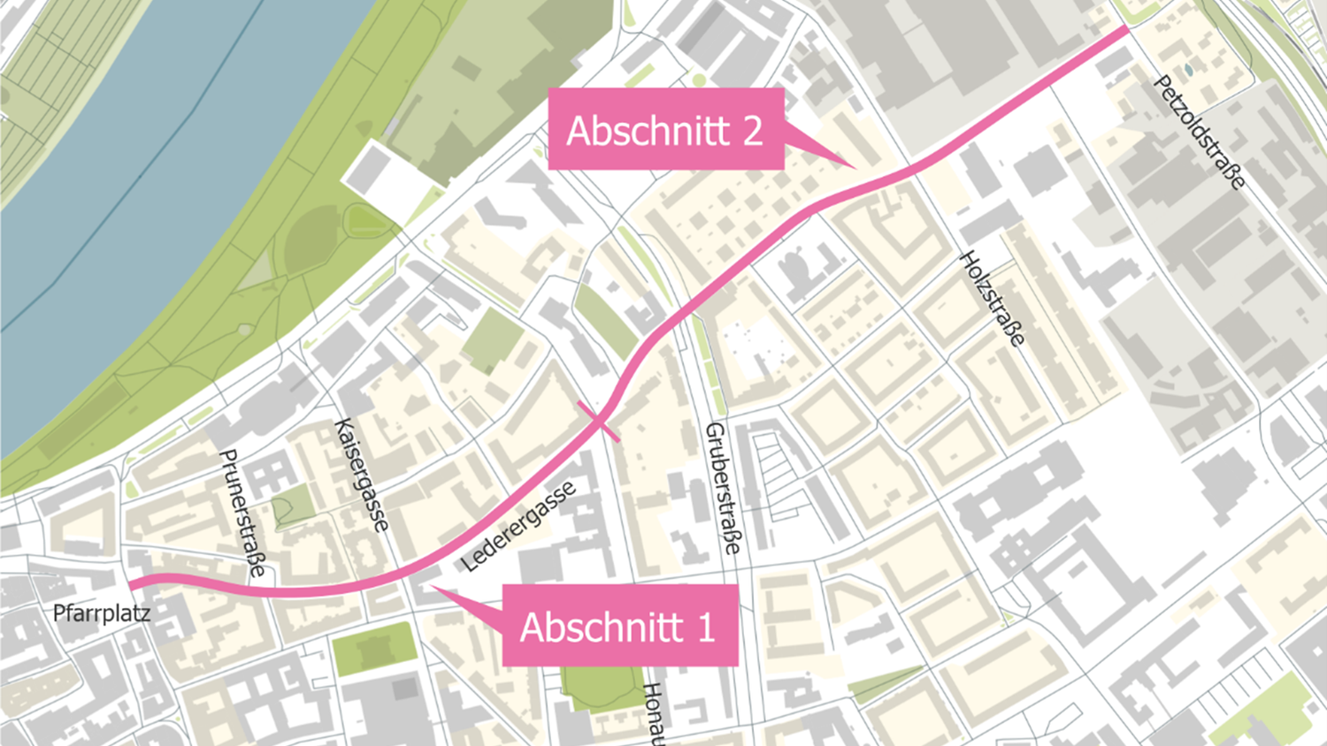 Der "Radhighway" soll die Lederergasse bis zum kommenden Schuljahr für Radfahrer attraktiver machen.