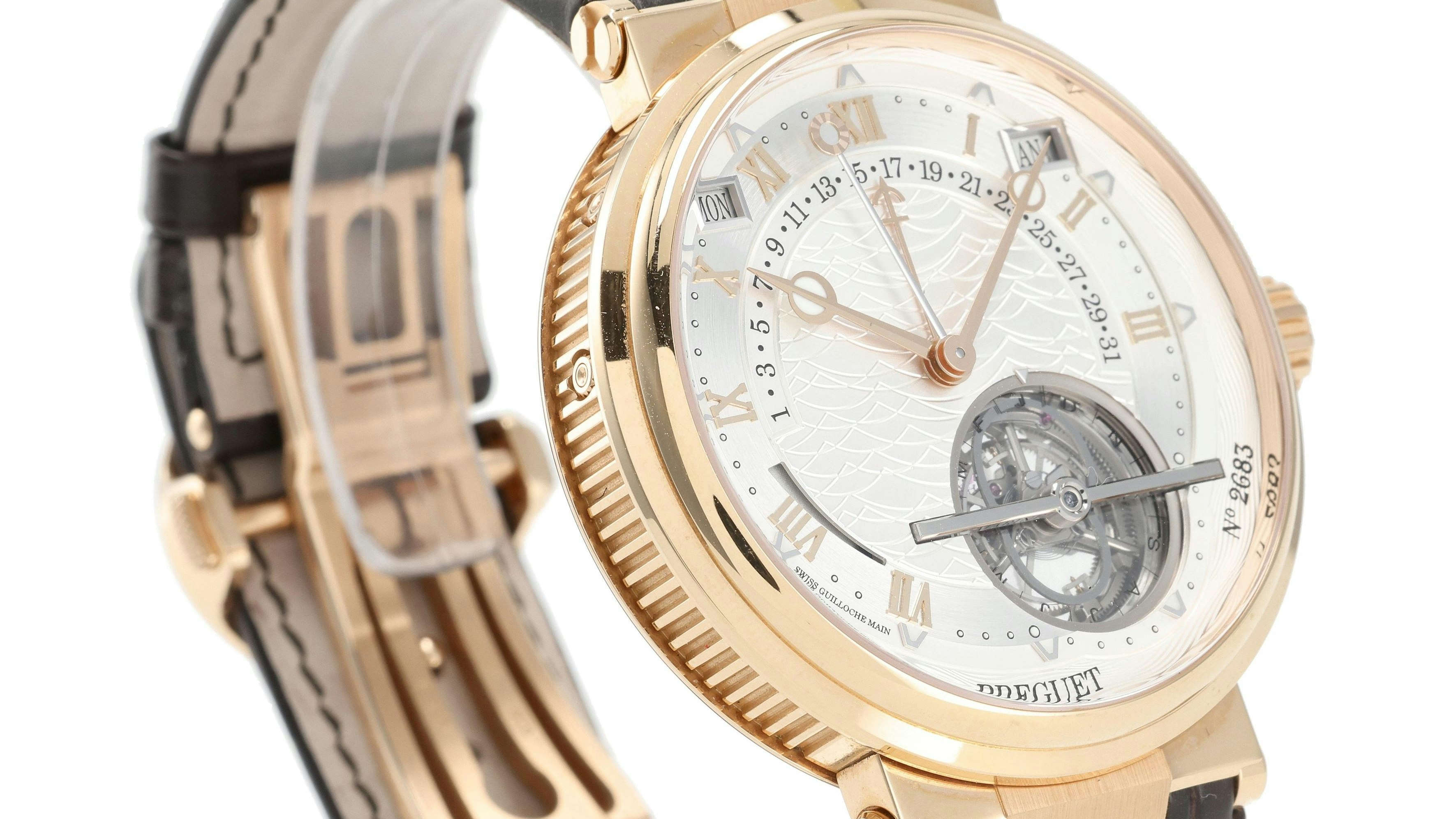 Breguet Marine Tourbillon Equation Marchante Grande Complication: 60.000 bis 120.000 Euro.