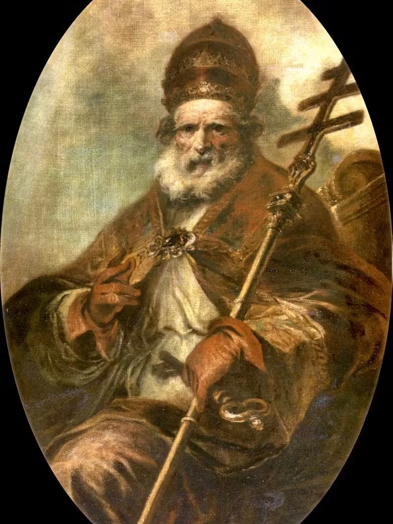 Papst Leo I., auch "Leo der Große" genannt.