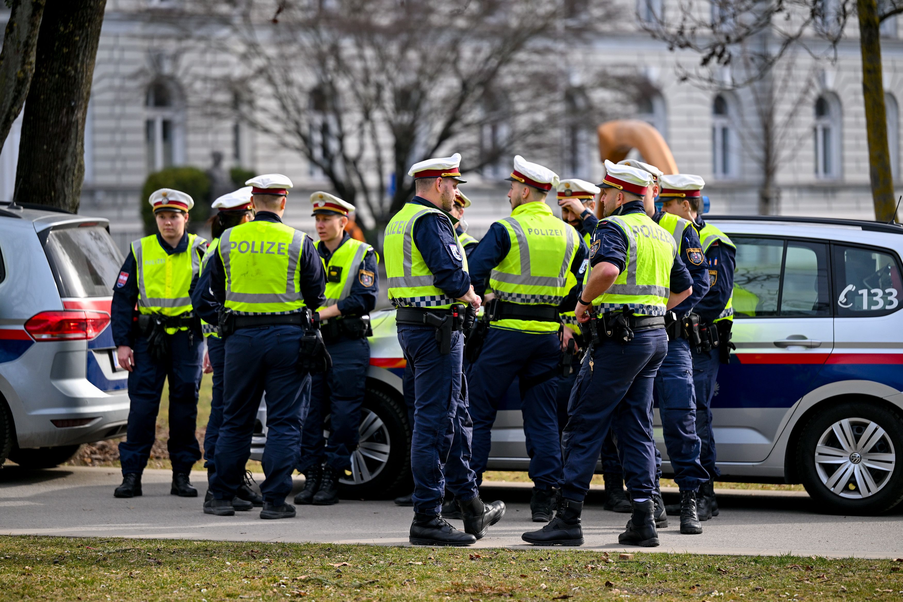 Die Polizei im Einsatz. (Archivbild)