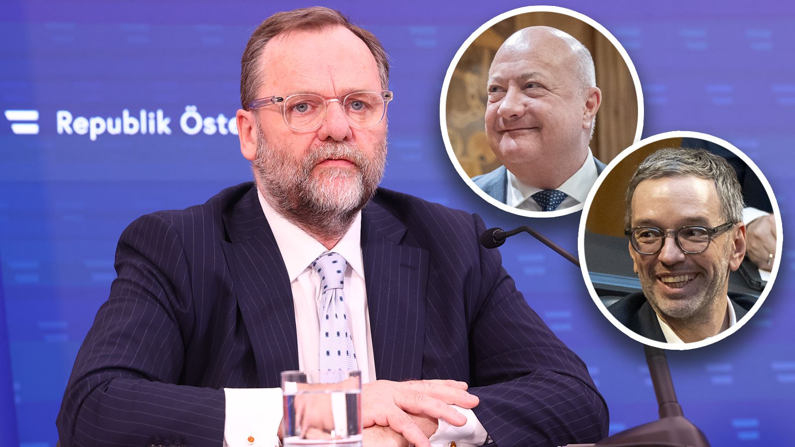 Sepp Schellhorn gibt nach; Kanzler Stocker liegt nach wie vor vor Herbert Kickl.