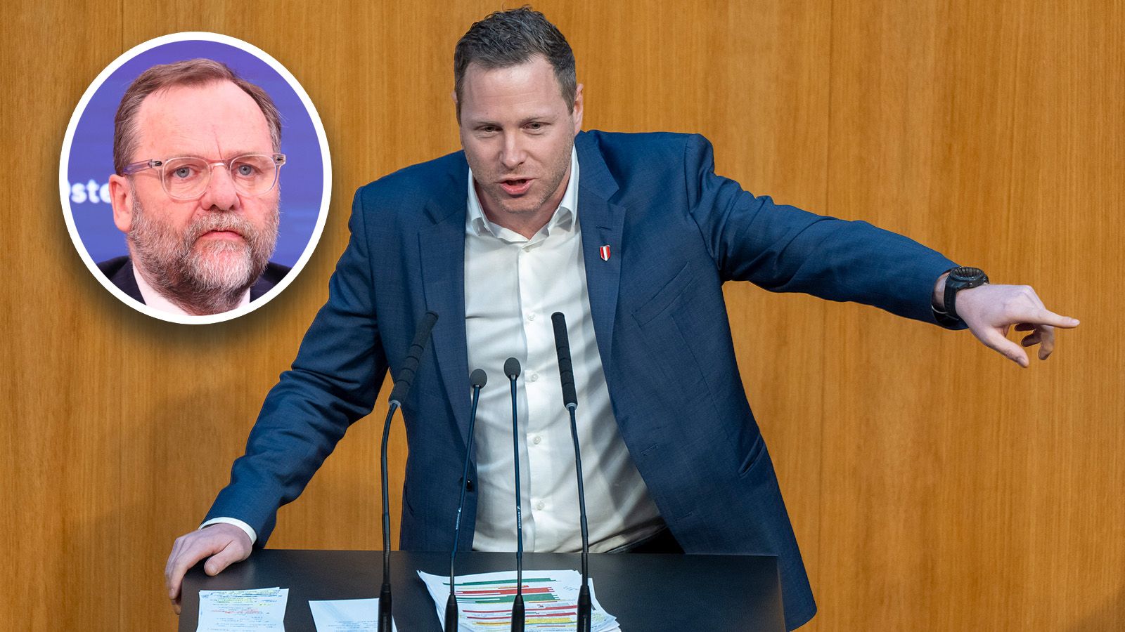 FPÖ-General Michael Schnedlitz fordert den Rücktritt von Sepp Schellhorn