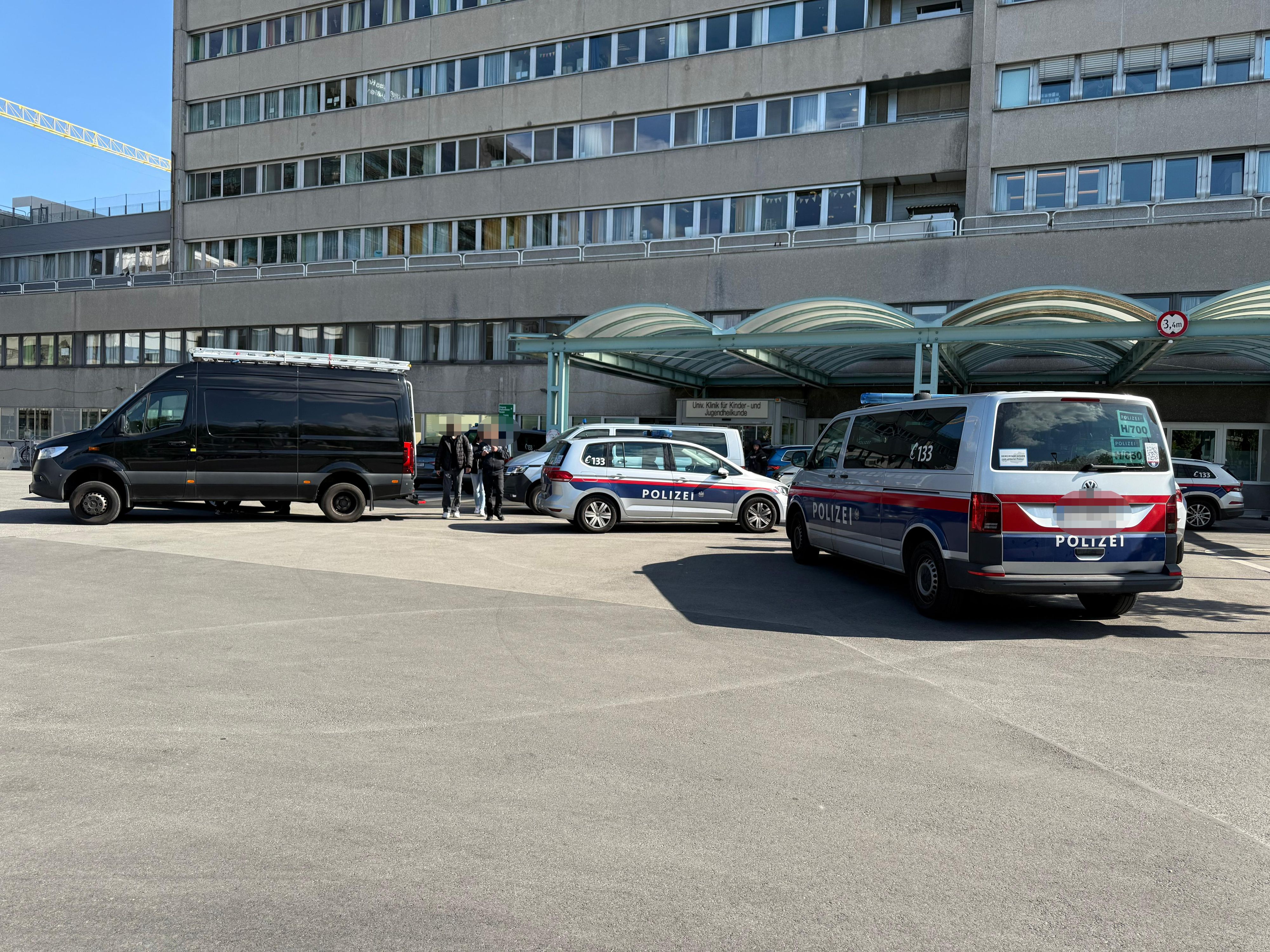 Großeinsatz im Wiener AKH (Symbolfoto)