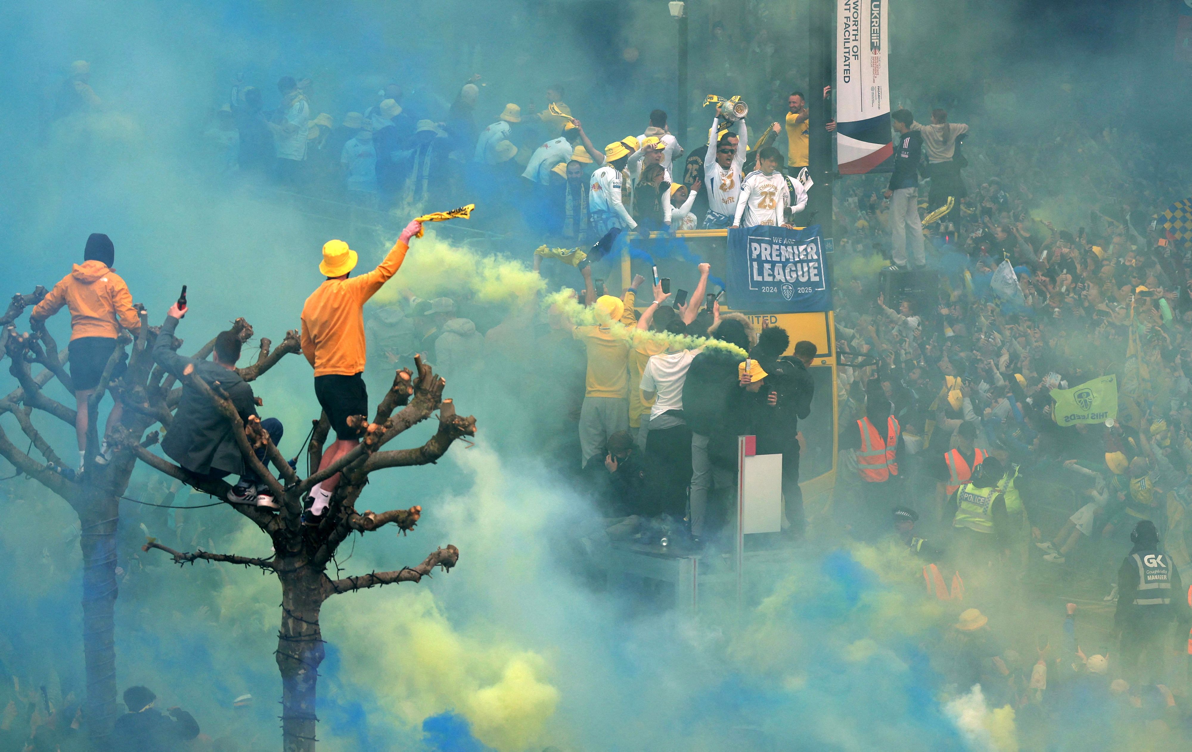 Bei er Leeds-Aufstiegsfeier kam es zur Tragödie. 