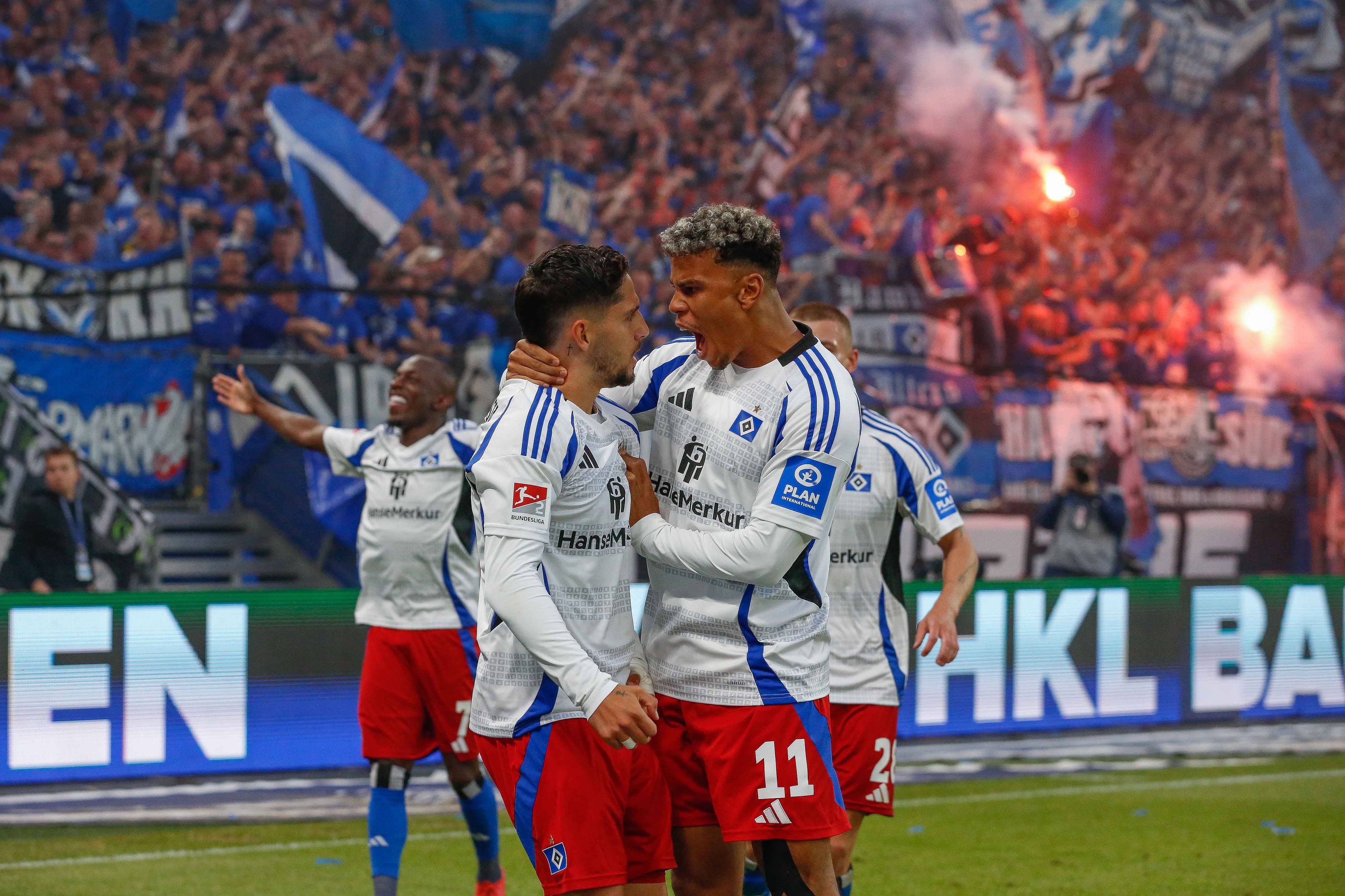 Der HSV ist in die Bundesliga aufgestiegen.