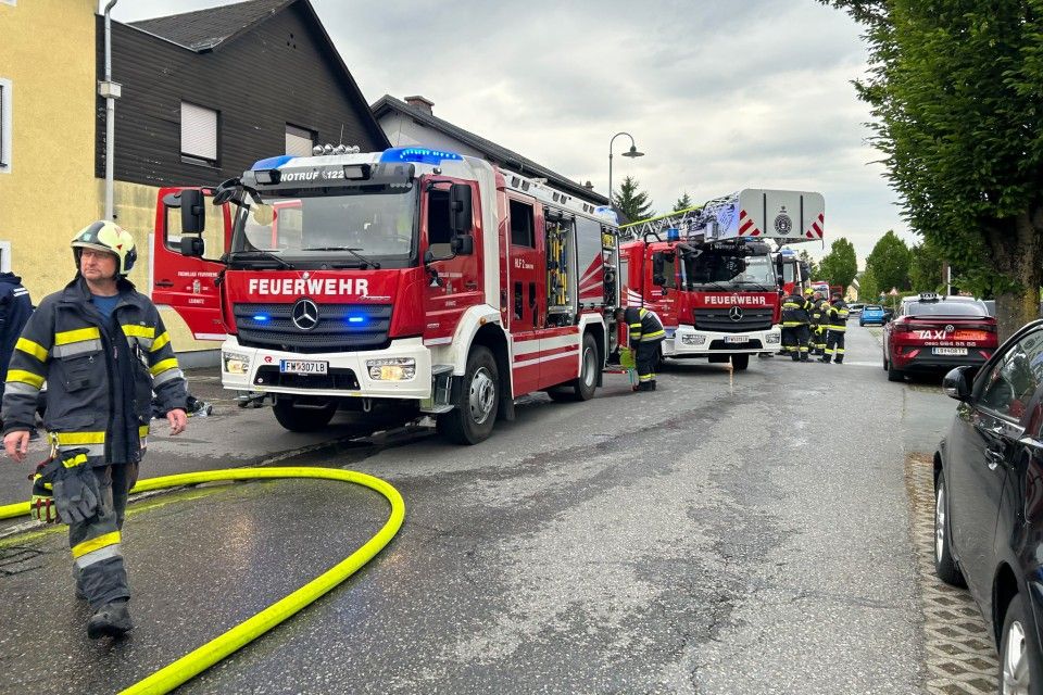 Die Feuerwehr konnte den Brand rasch löschen.