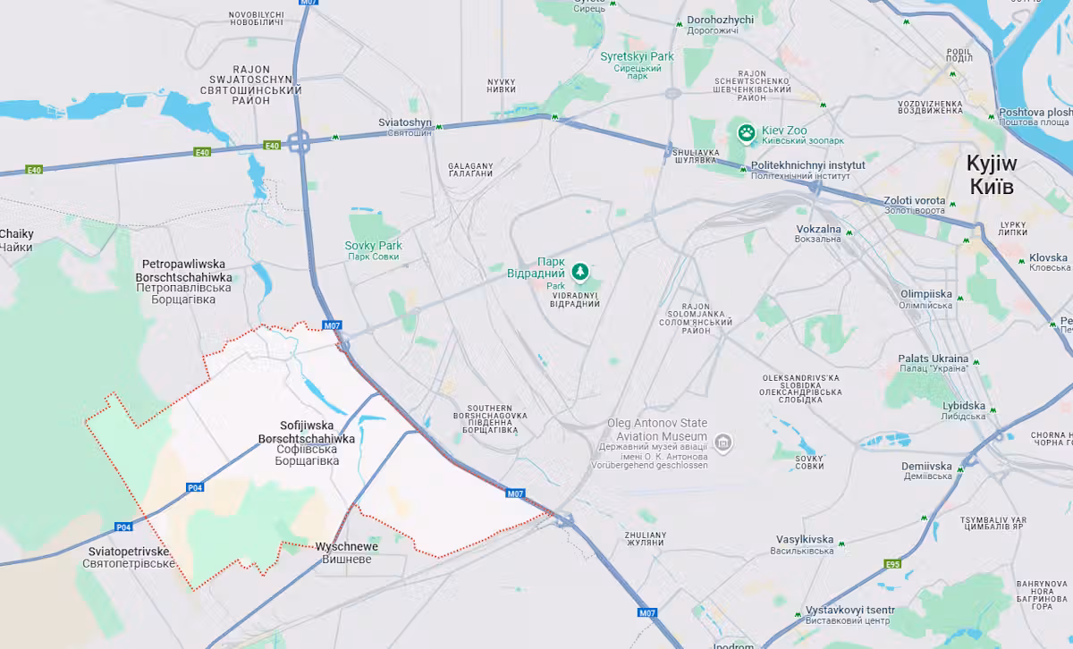 Ukraine: Im Kiewer Vorort Sofijiwska Borschtschahiwka wurden mehrere Passanten getötet.