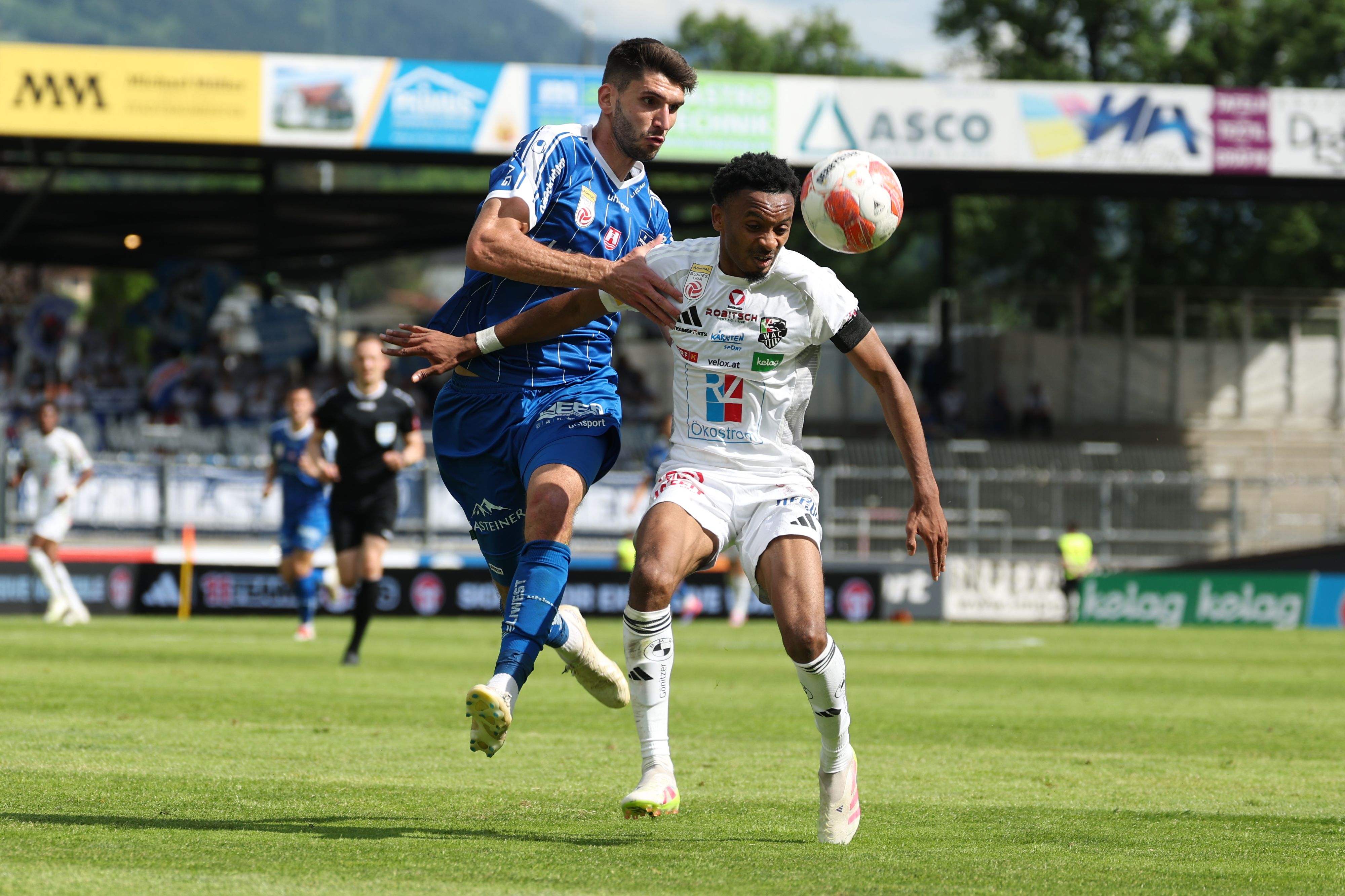 Thierno Ballo und Wolfsberg jubeln gegen Linz.