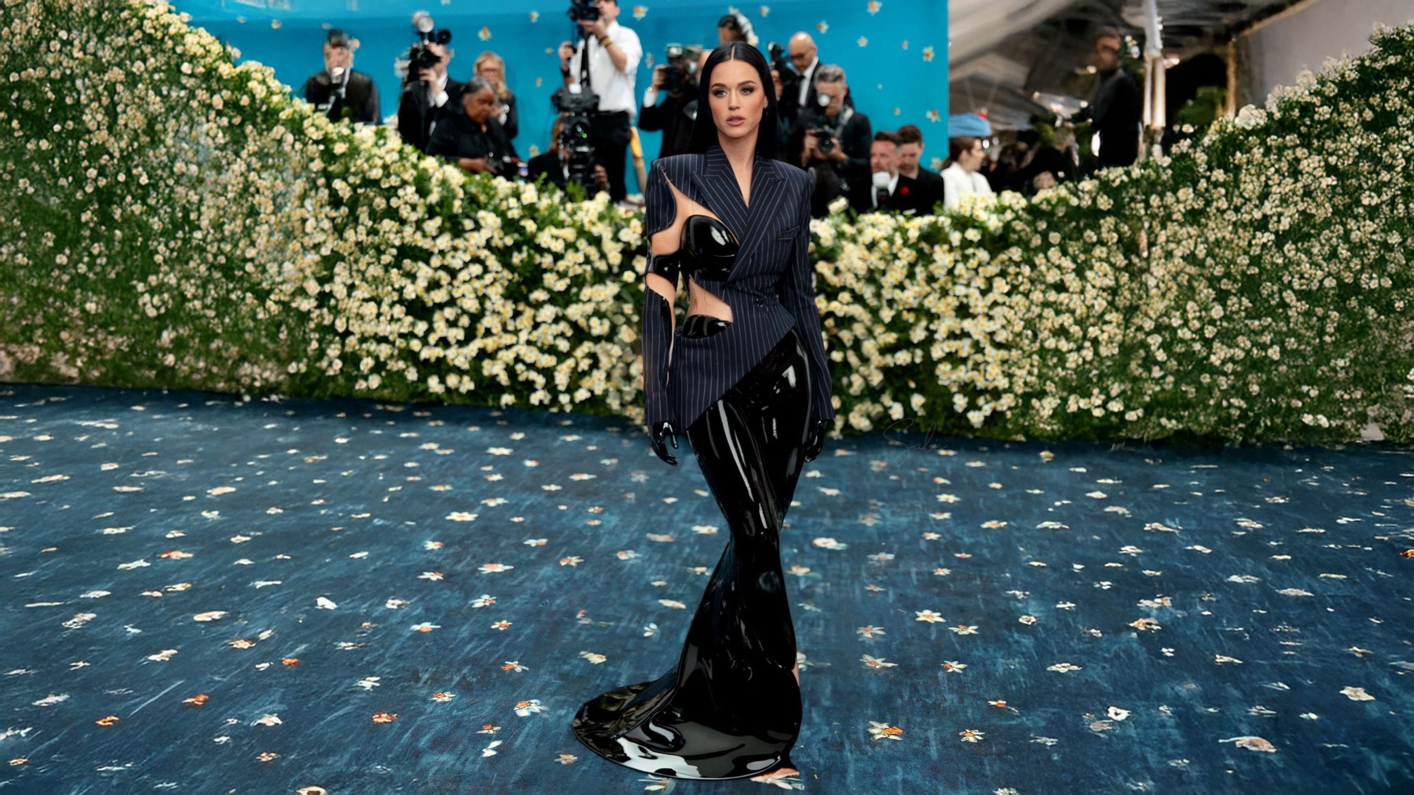 So soll Katy Perry auf der Met Gala aufgetreten sein – in Wahrheit war sie gar nicht dort.