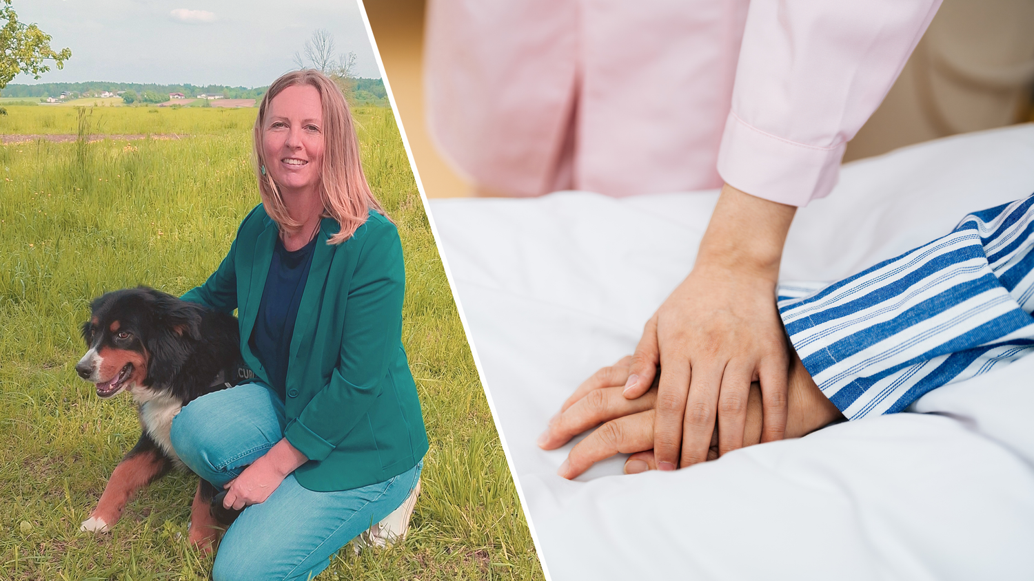 Hundefreundin Regina Leimer steht Sterbenskranken in ihren letzten Stunden bei. (Symbolbild)
