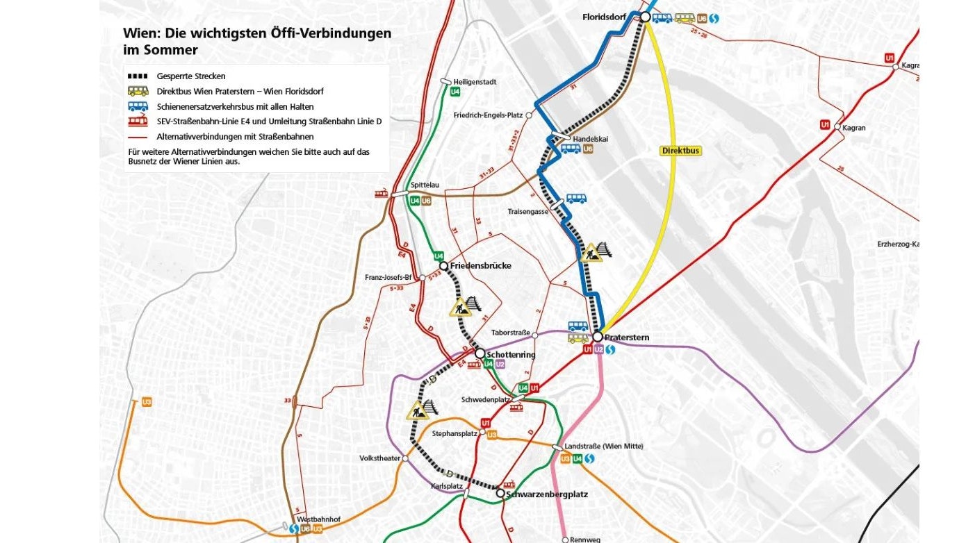 Die wichtigsten Baustellen im Überblick.
