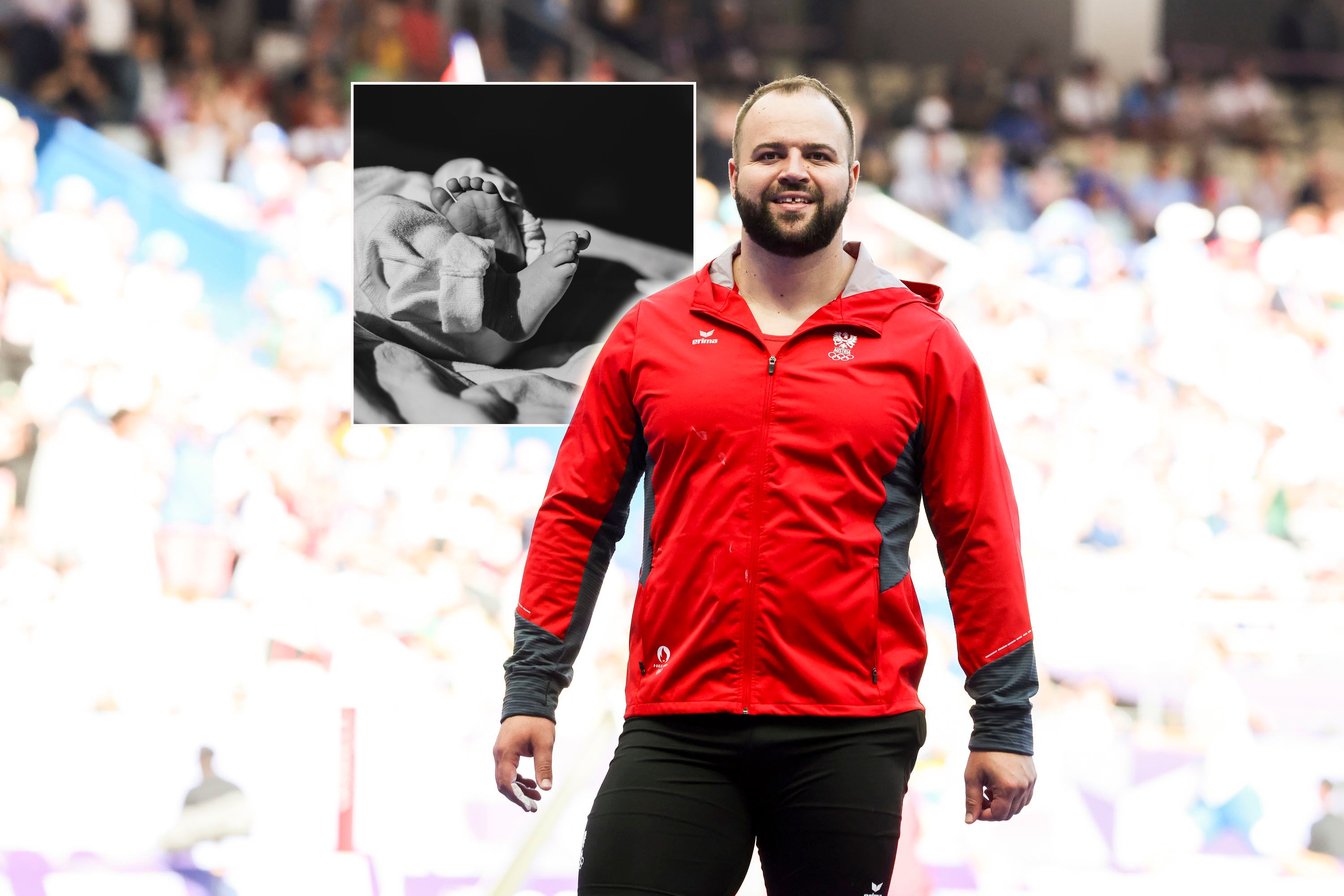 Lukas Weißhaidinger freut sich über Nachwuchs.