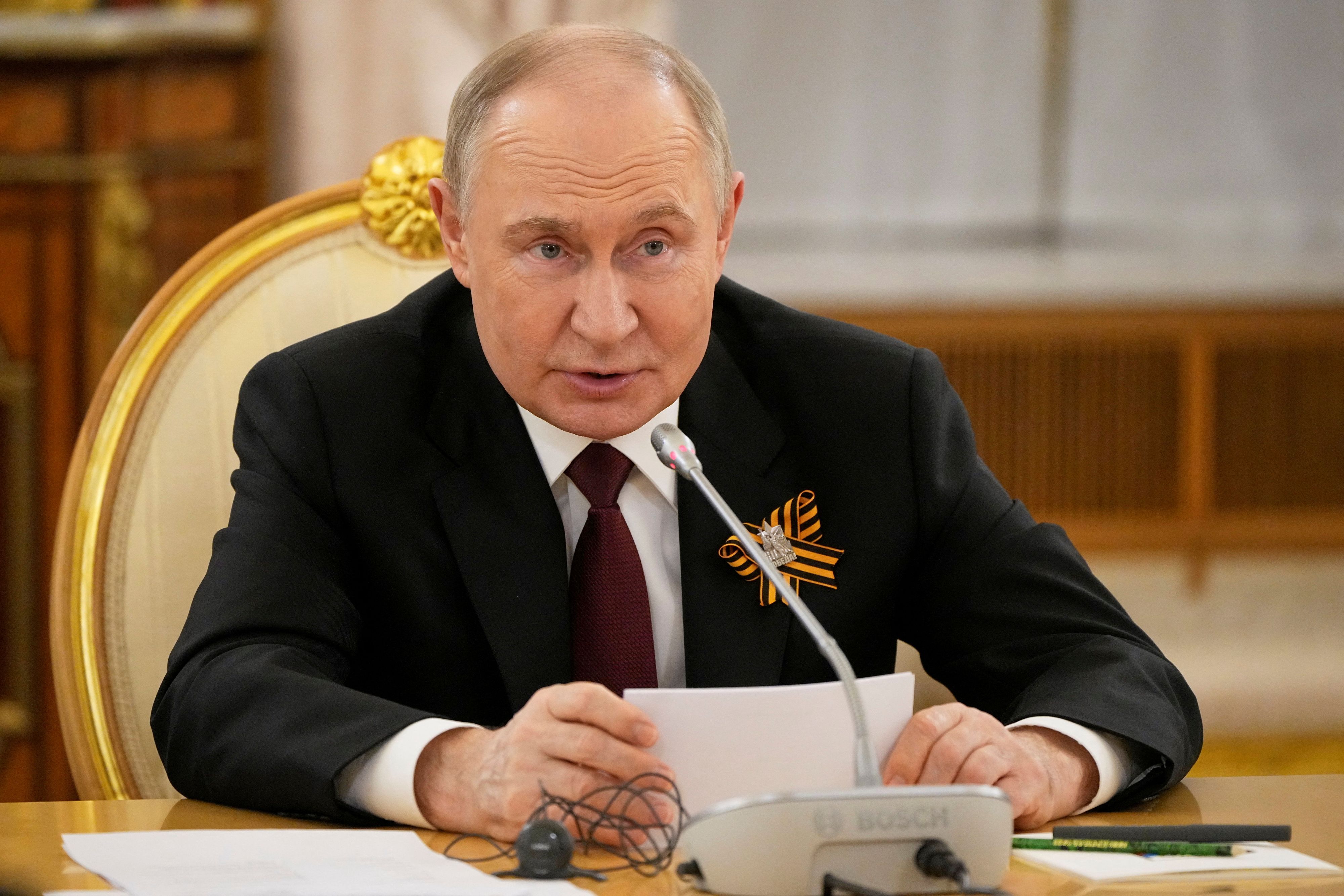 Kreml-Herrscher Wladimir Putin - hier am 9. Mai 2025 