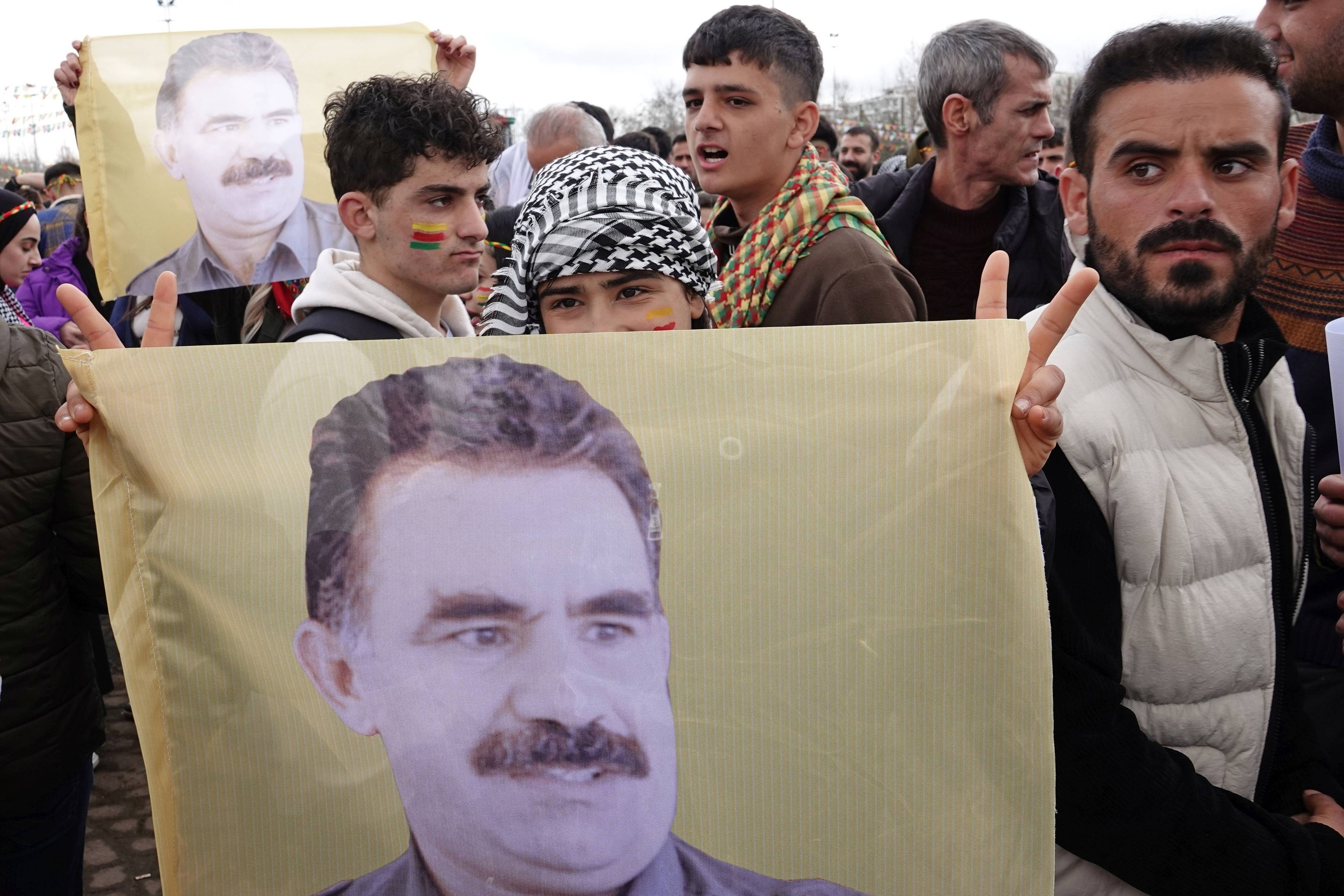 Die PKK – im Bild ihr Gründer Abdullah Öcalan – hat ihr Hauptquartier in den Kandil-Bergen im Nordirak.