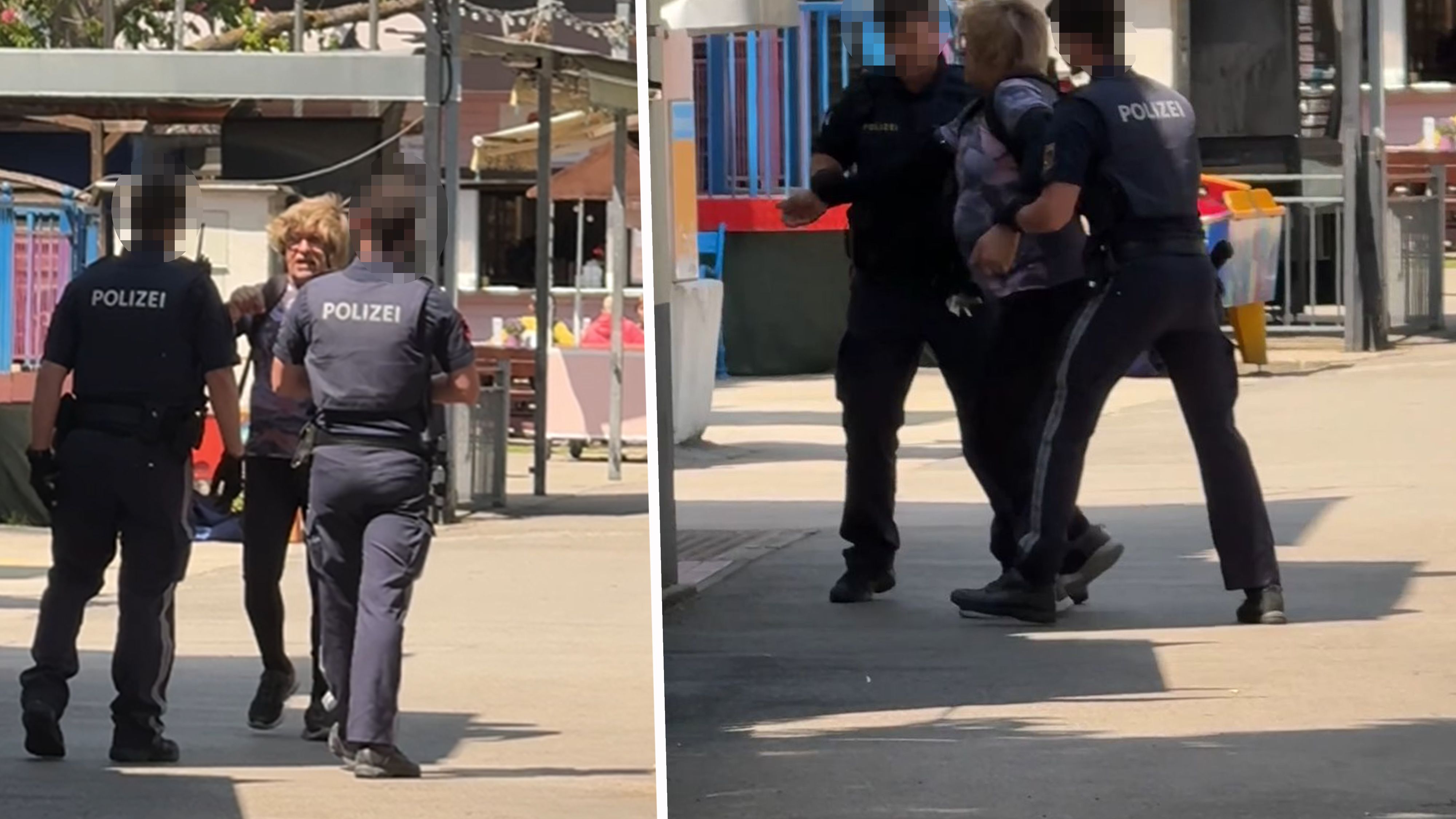 Streit im Prater – dann wird ATV-Tamara verhaftet.