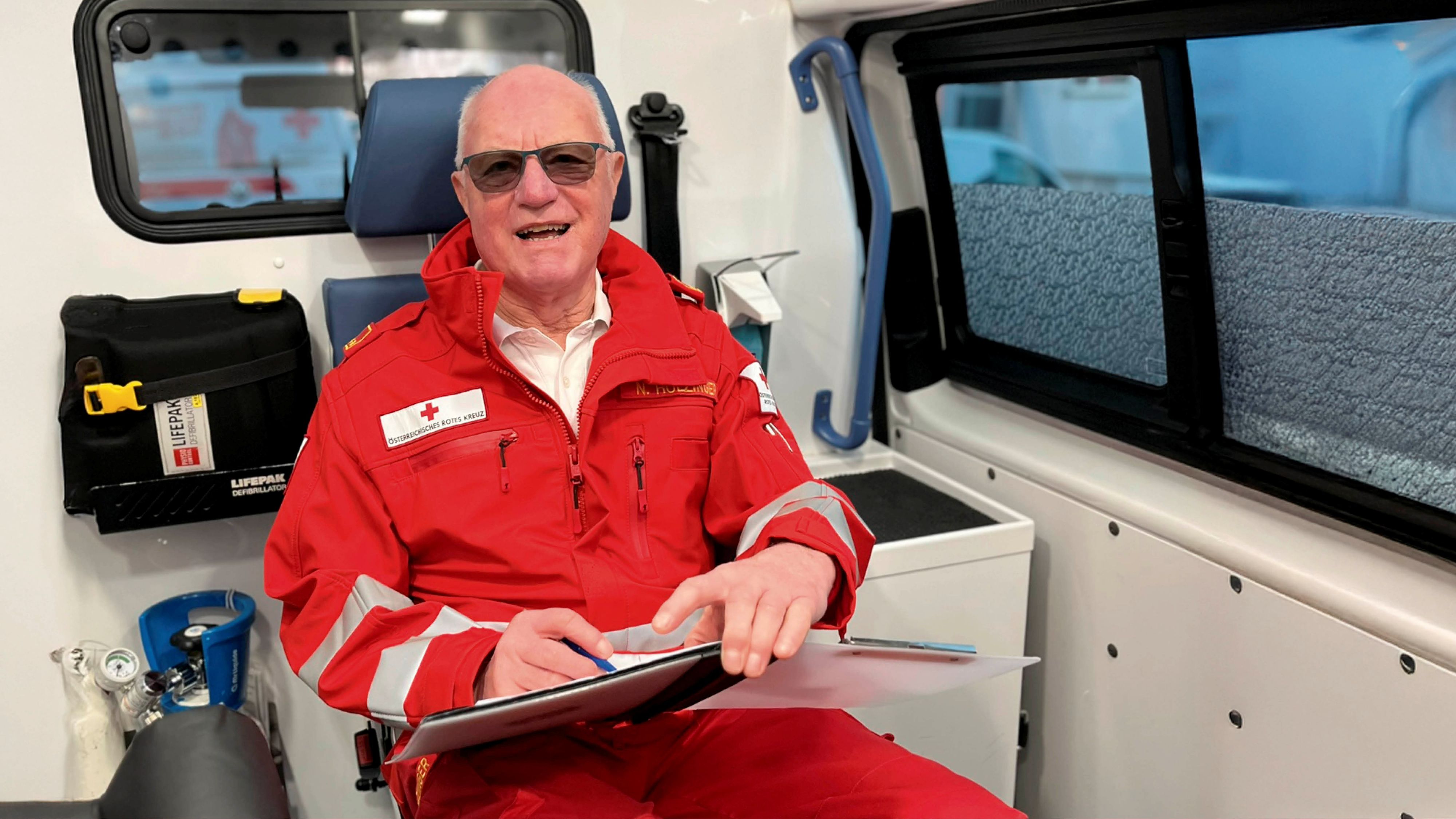 Norbert Holzinger arbeitete immer mit Leidenschaft als Sanitäter.