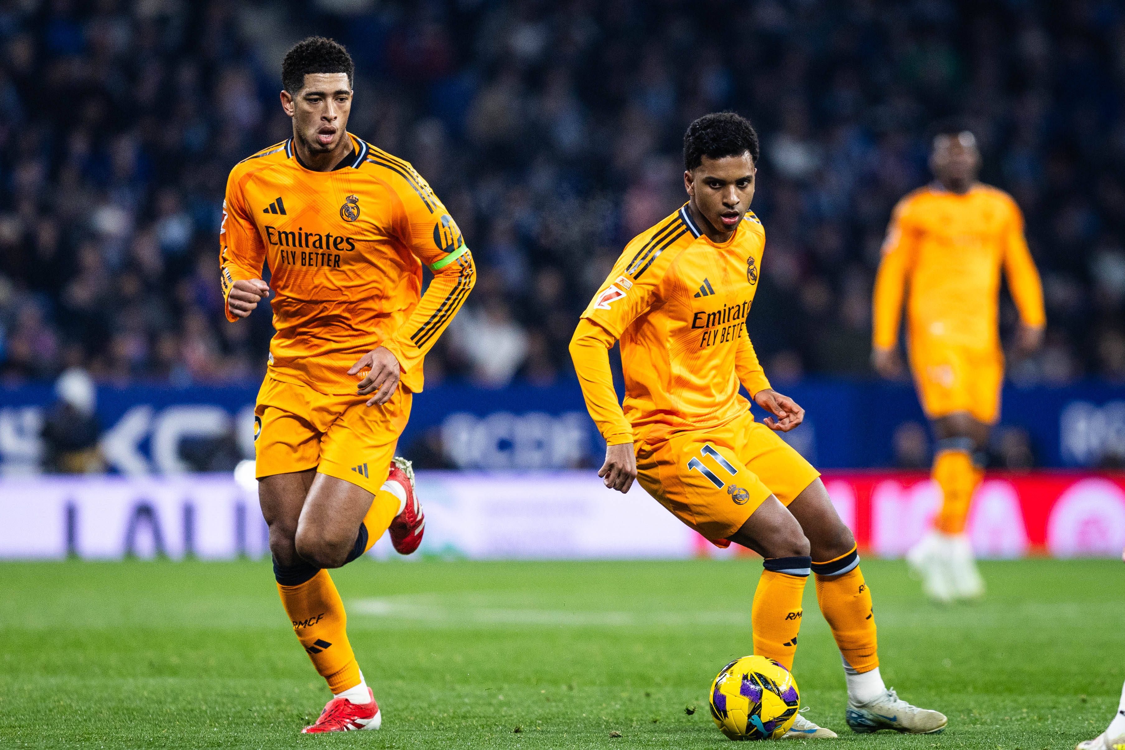 Rodrygo (r.) steht vor einem Transfer.