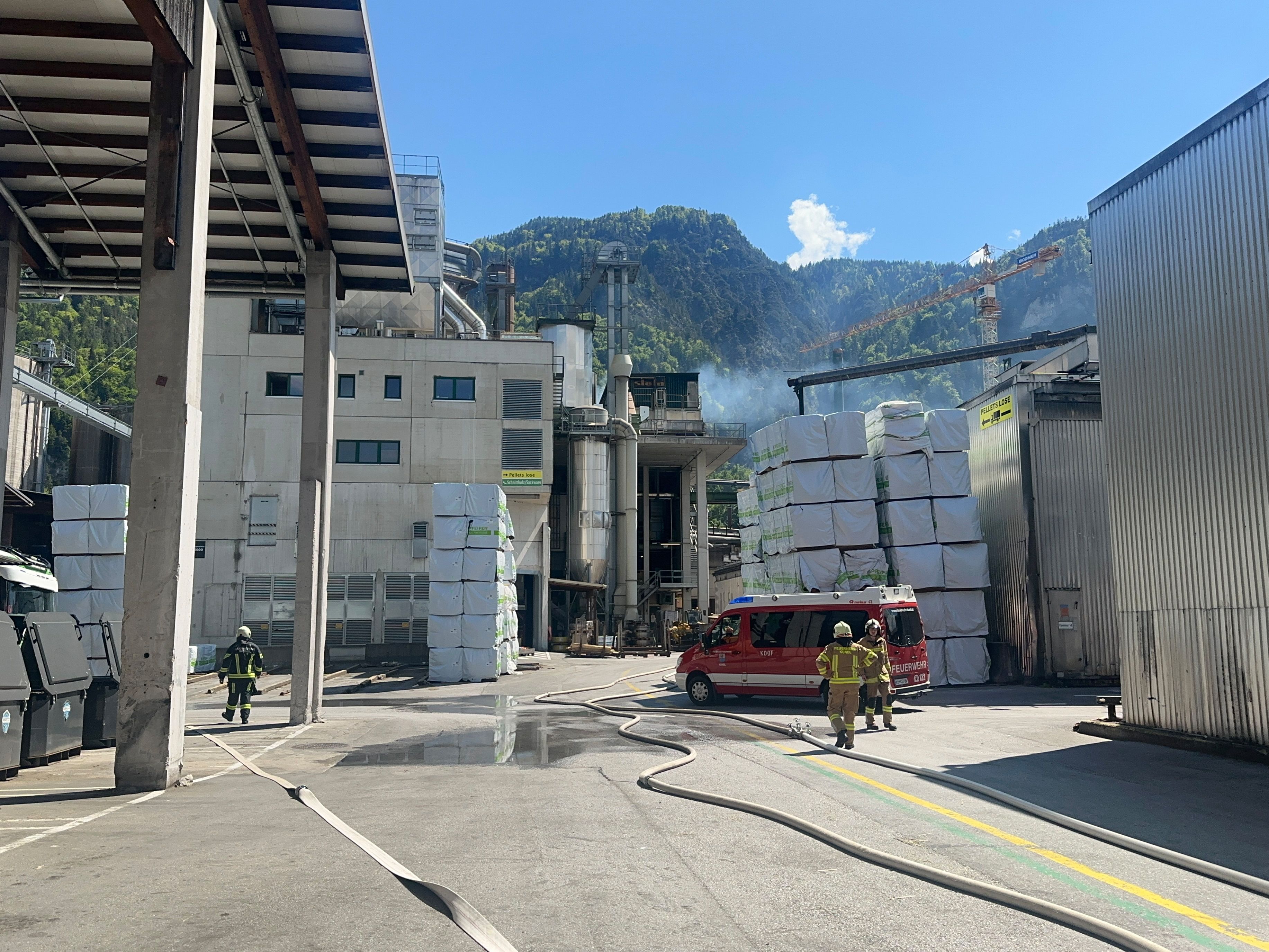 Die Feuerwehr konnte den Brand rasch löschen.