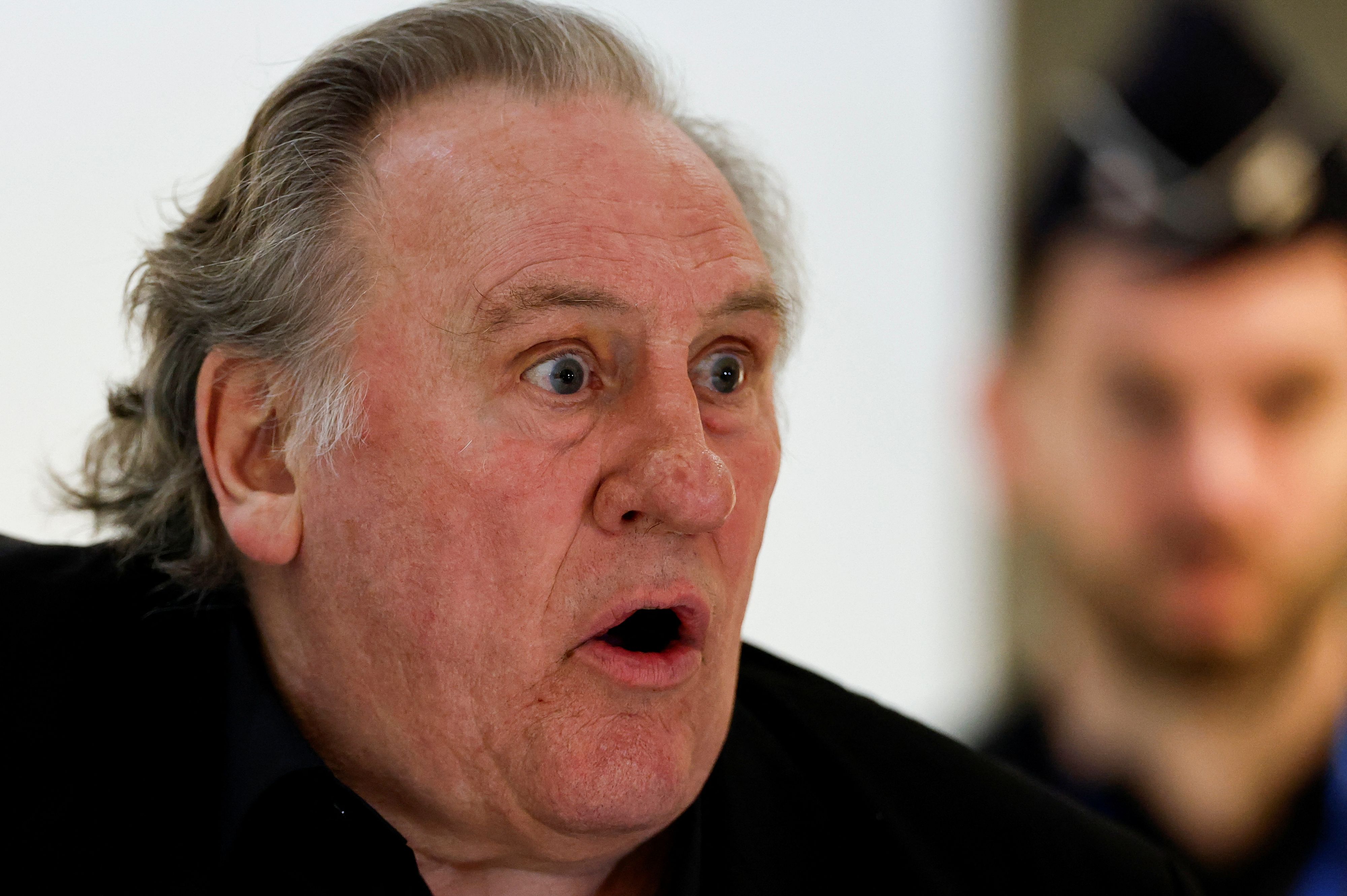 Gérard Depardieu am Dienstag vor Gericht.