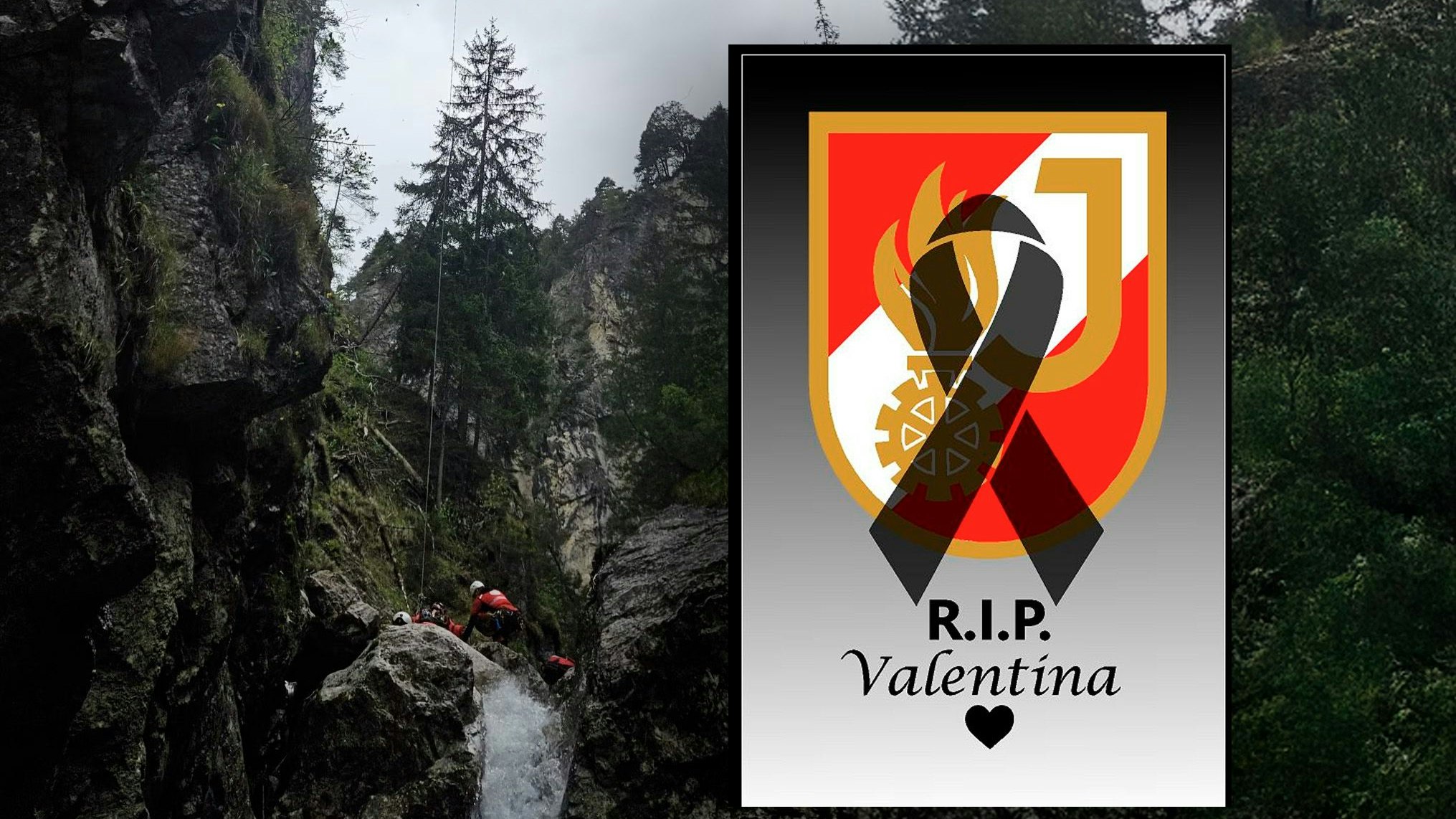 Bild vom dramatischen Einsatz der Rettung