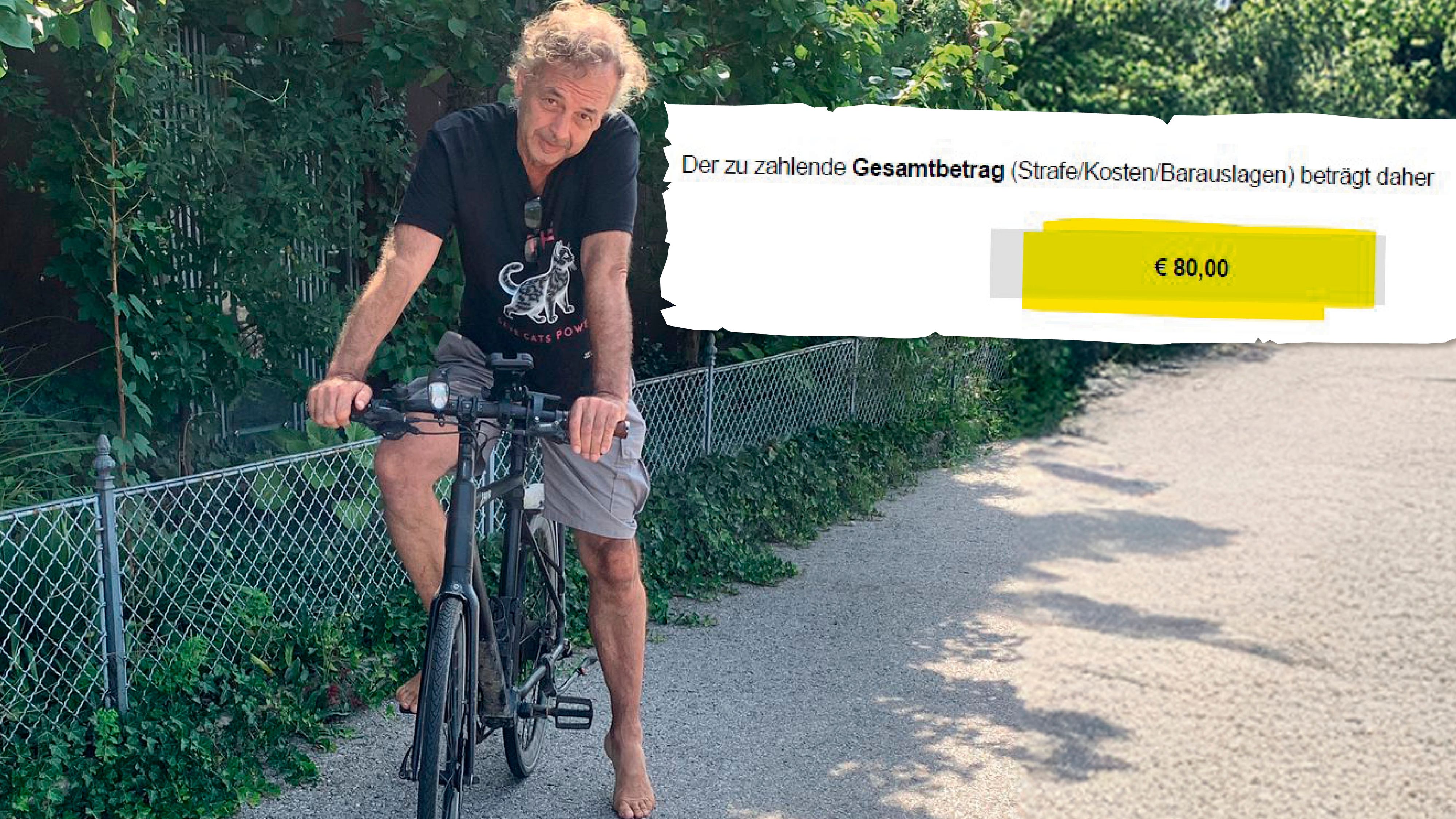 Strafe reduziert: Wolfgang T. muss 80 Euro zahlen.