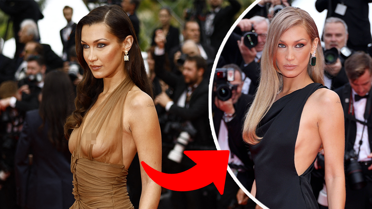 Bevor Bella Hadid nach Cannes reiste, ging sie noch schnell zum Friseur.