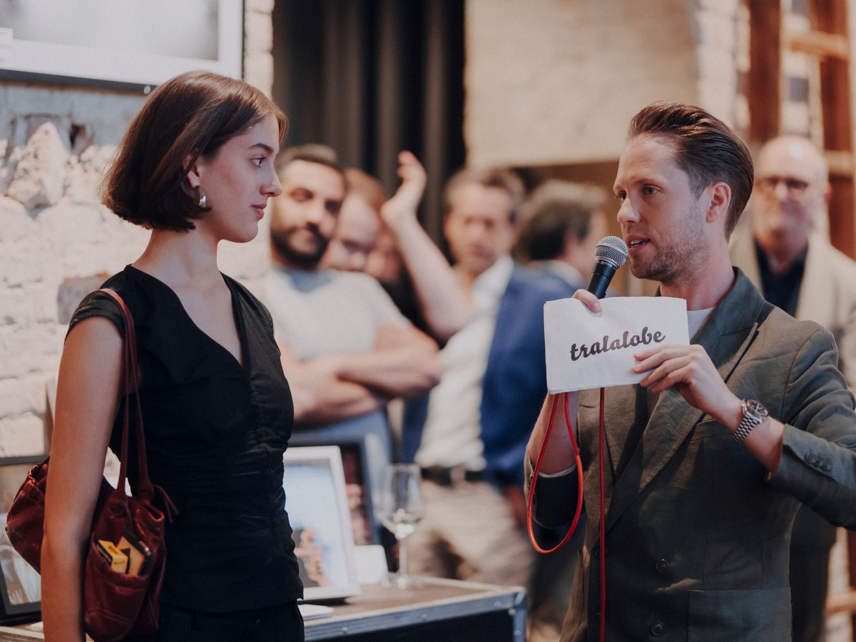 Markus Freistätter mit Ida Jesenberger, einer ehemaligen Teilnehmerin, die bei dem Projekt 