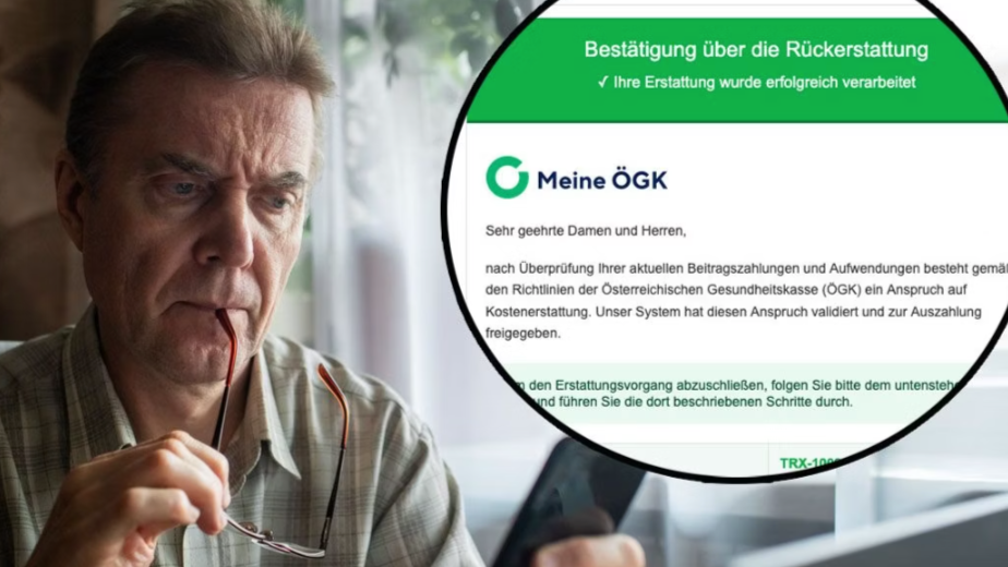 Heute.at - ÖGK-Mail verspricht Geld - es ist ein Fake!