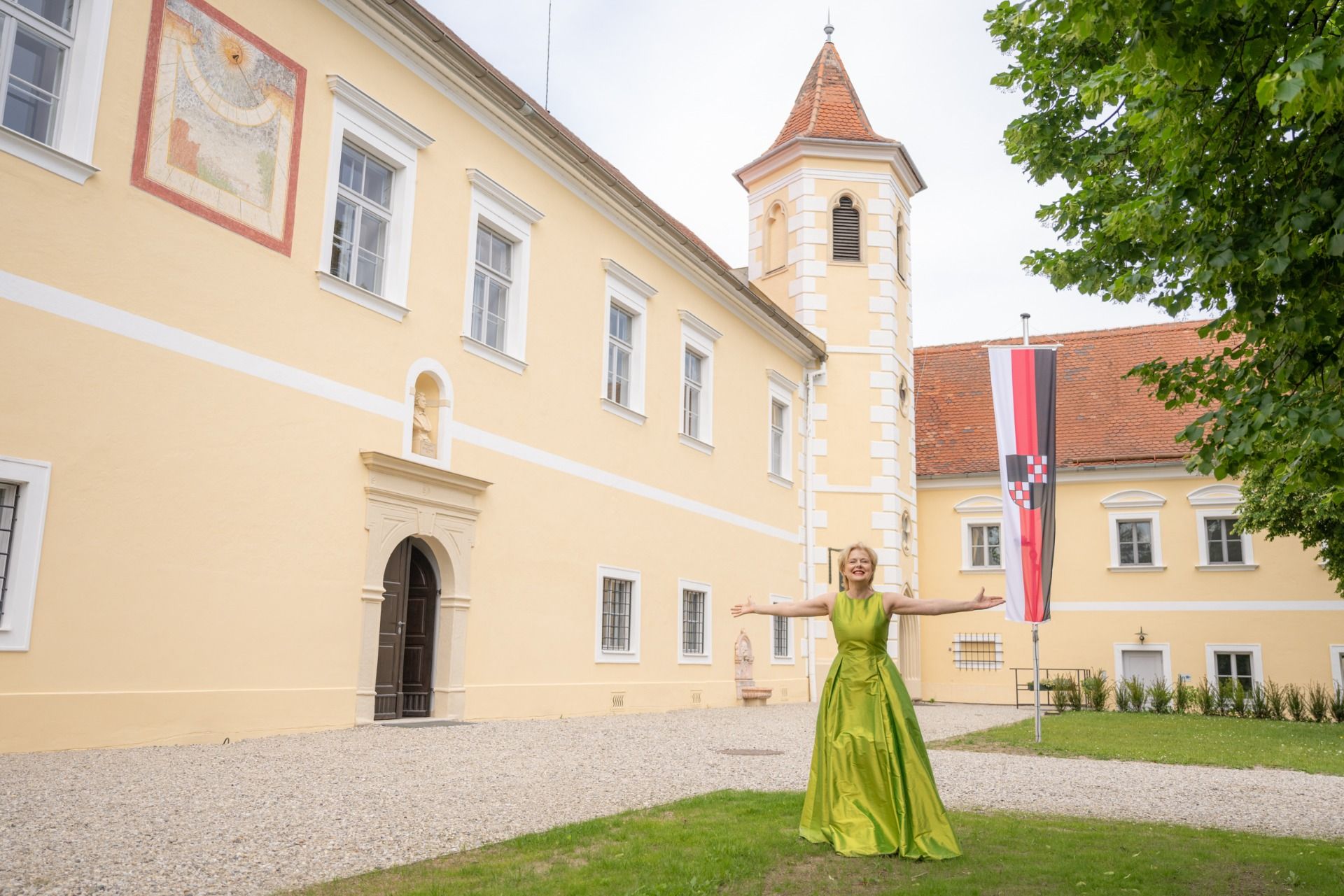 Ildiko Raimondi eröffnet am 25. Mai die Schubertiaden auf Schloss Atzenbrugg (NÖ).